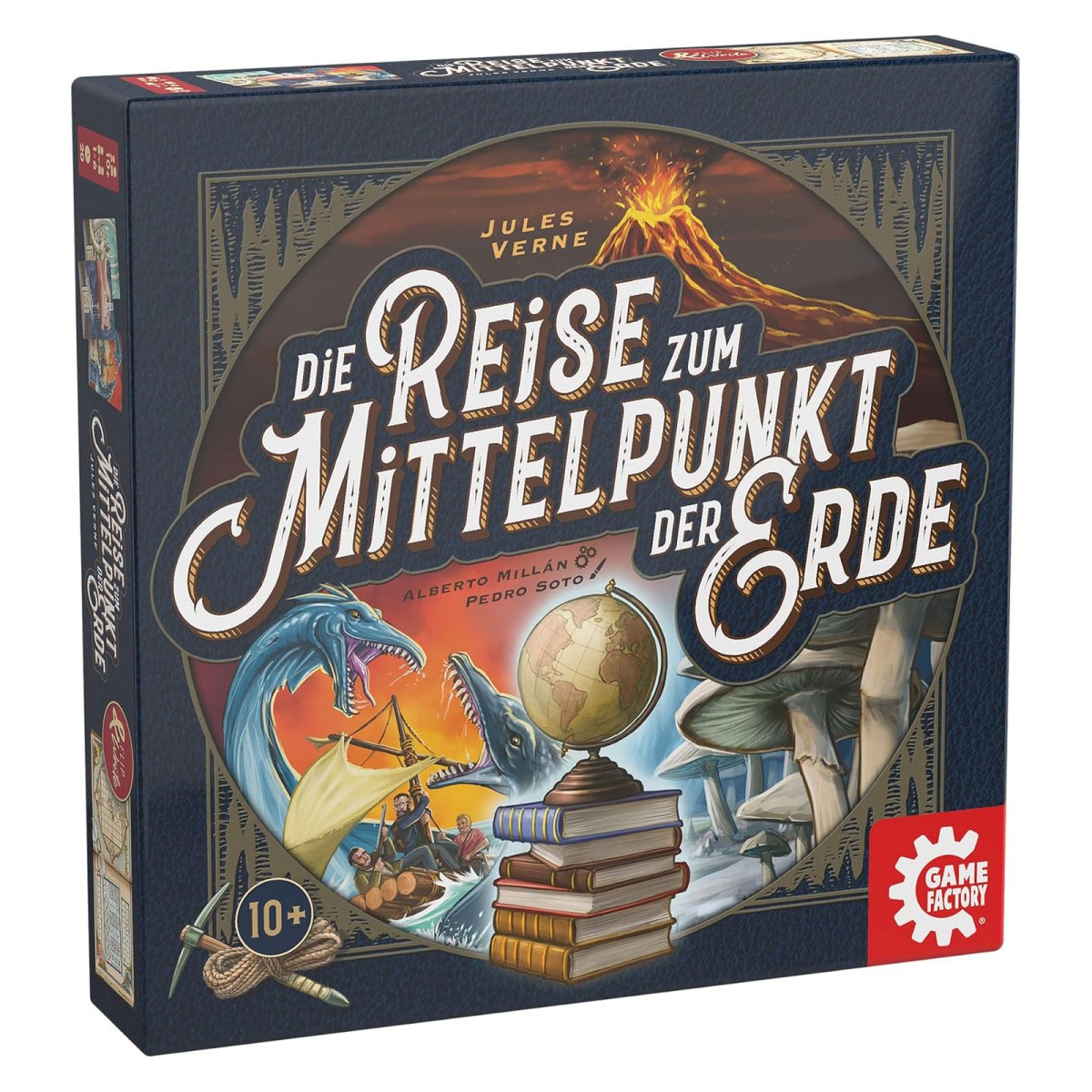 Carletto 646304 - Game Factory - Kartenspiel, Die Reise zum Mittelpunkt der Erde(76304)
