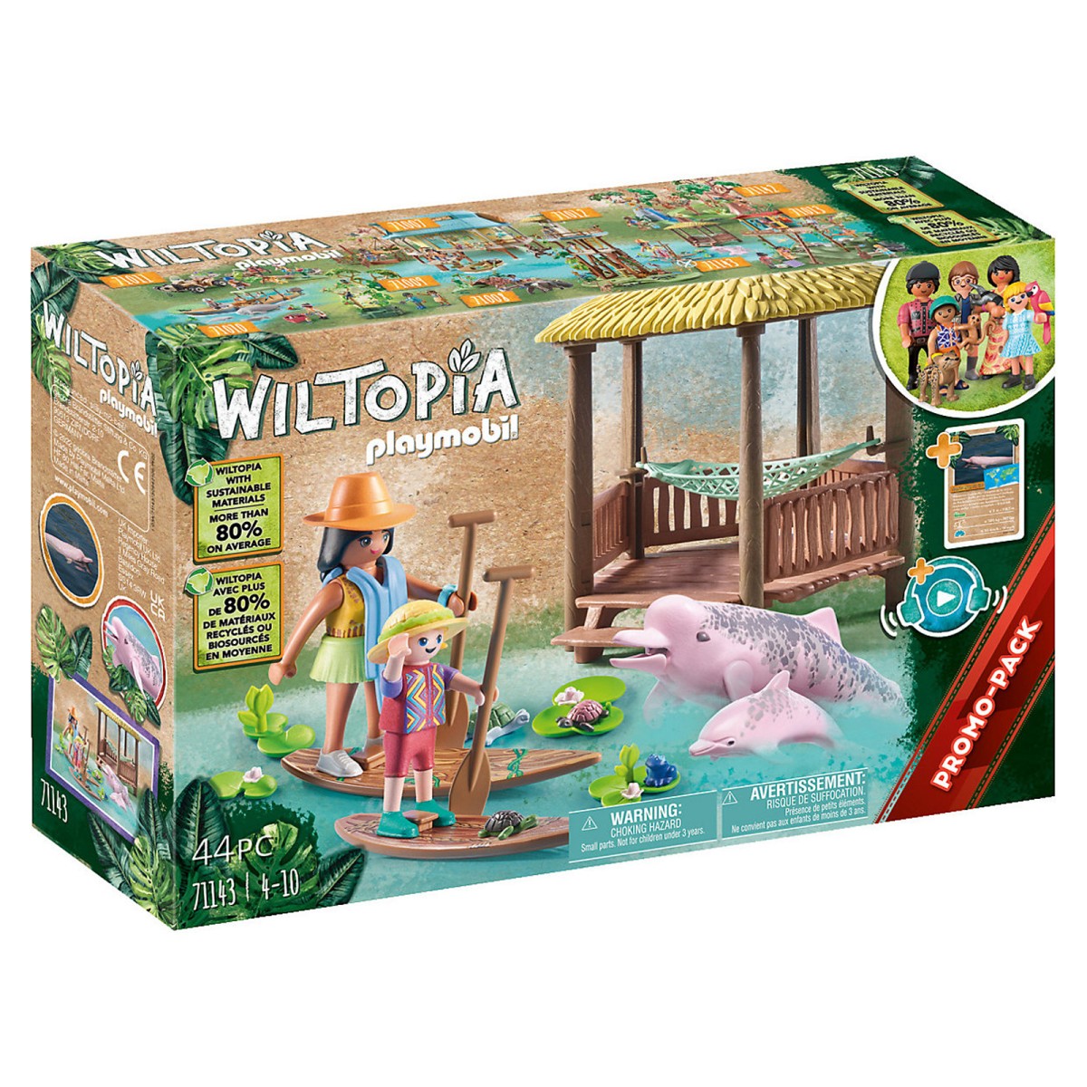 PLAYMOBIL® 71143 - Wiltopia - Paddeltour mit den Flussdelfinen