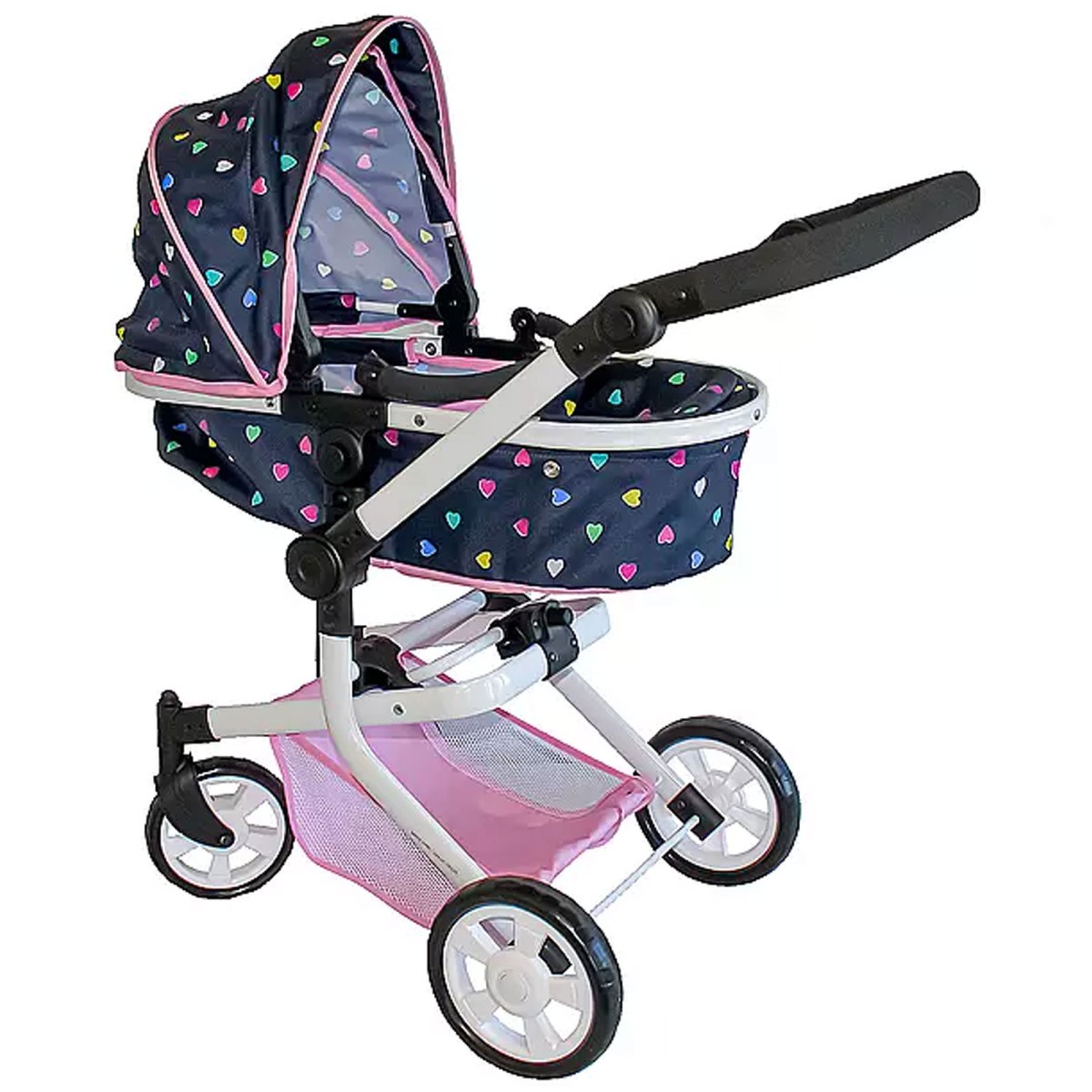 Hausmann 231061 - Herz Puppenwagen Trend