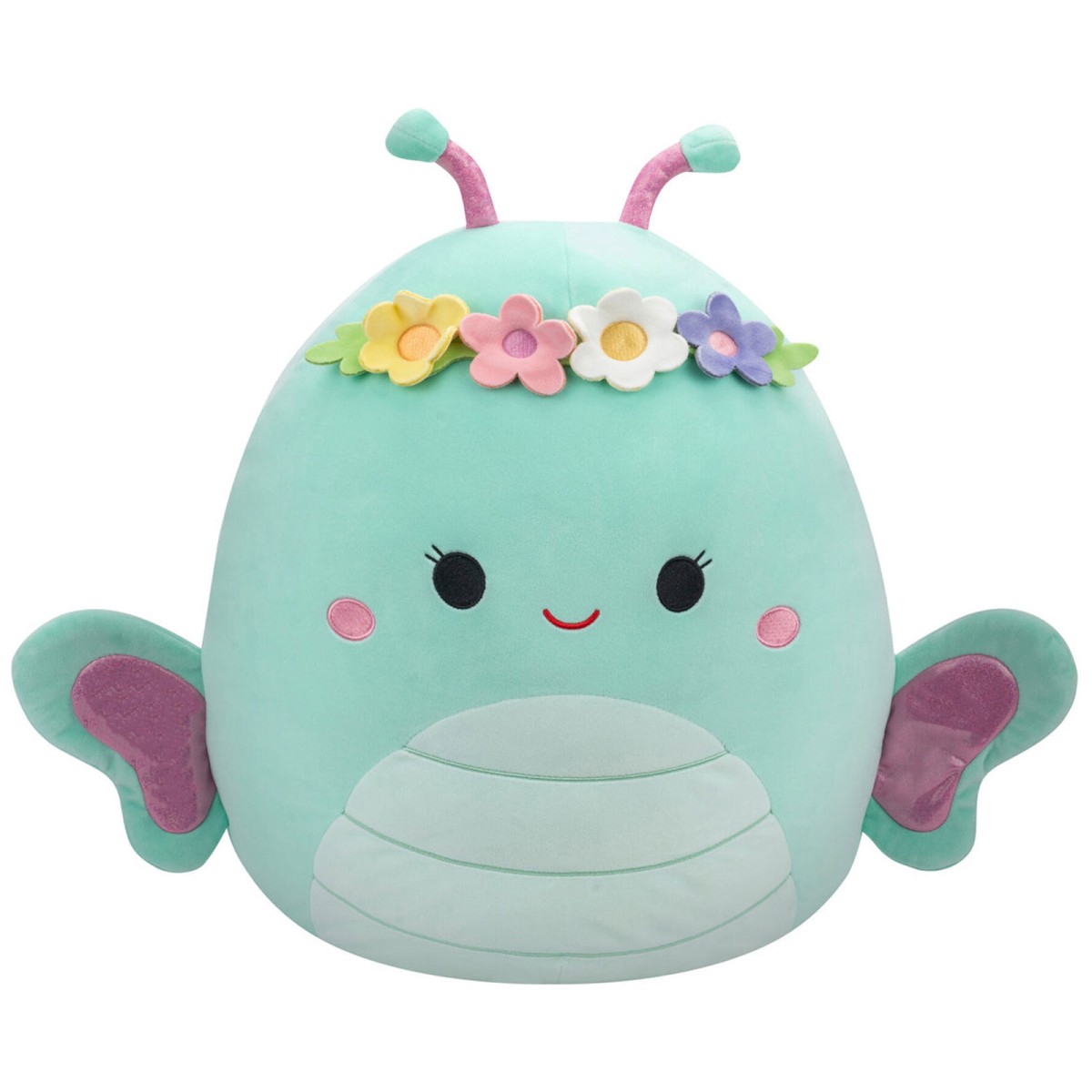 Jazwares SQCR05490 - Squishmallows - Schmetterling Reina, Plüschfigur, 40 cm