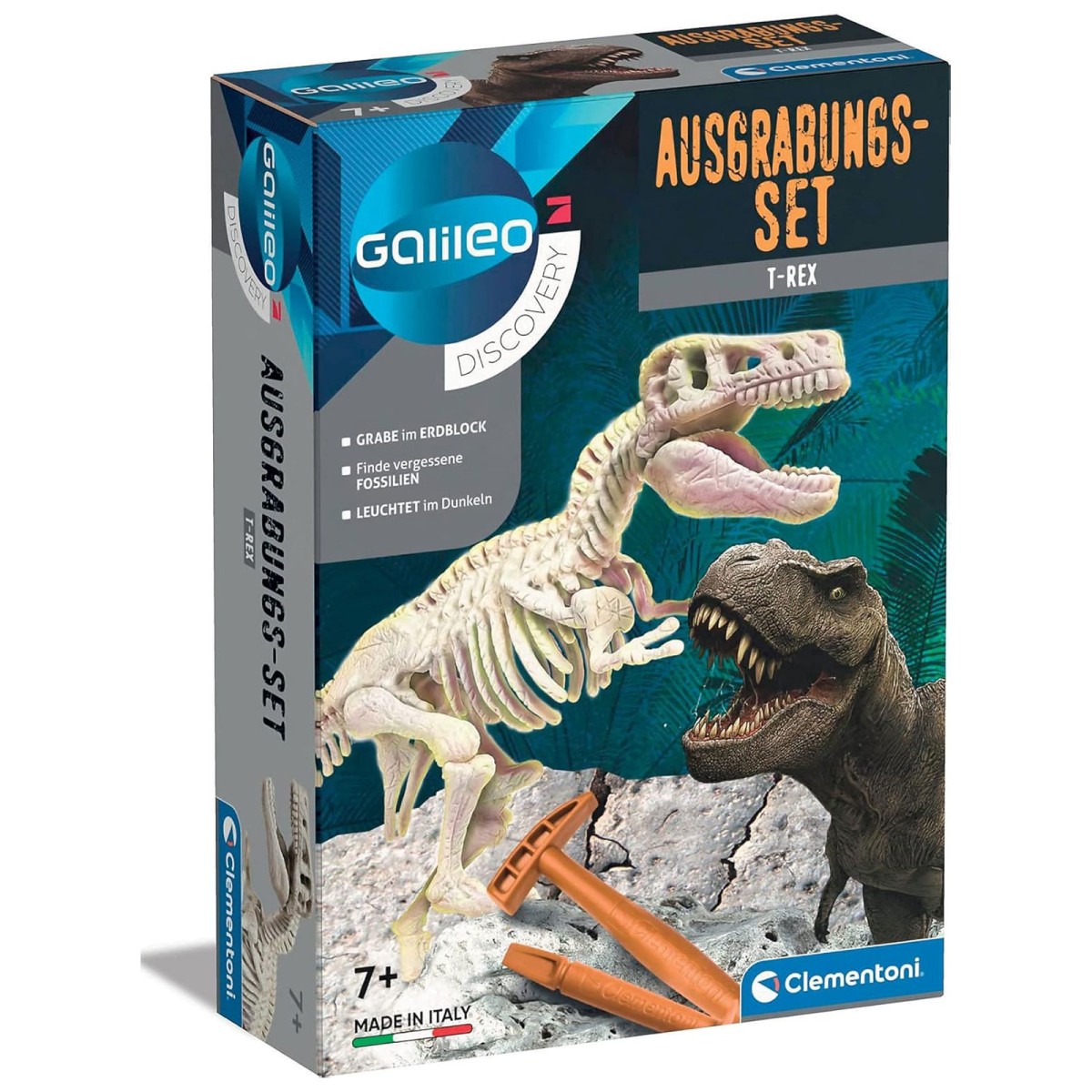 Clementoni 69404 - Galileo Discovery - Ausgrabungs-Set, T-Rex