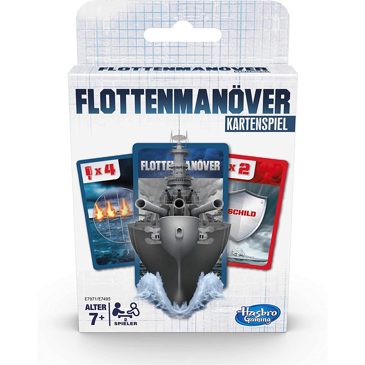 Hasbro E7971 - Hasbro Gaming - Flottenmanöver, Kartenspiel