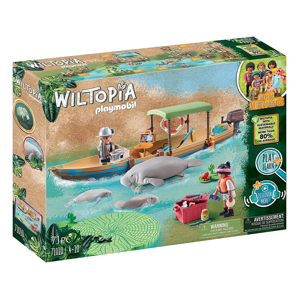 PLAYMOBIL® 71010 - Wiltopia - Bootsausflug zu den Seekühen