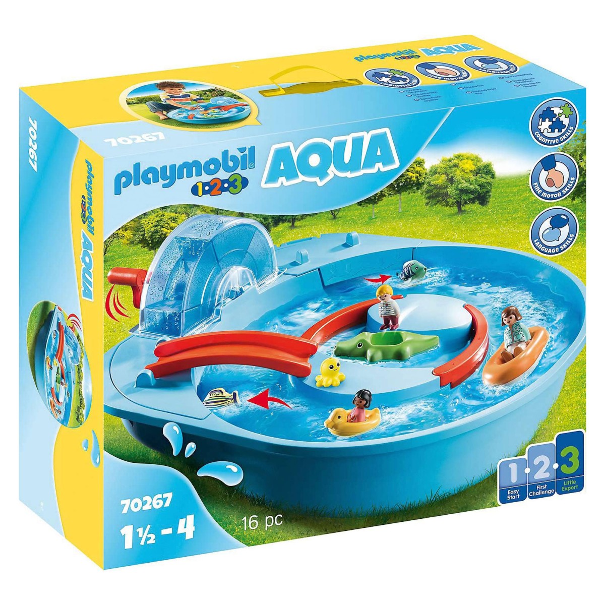 PLAYMOBIL® 70267 - 1•2•3 Aqua - Fröhliche Wasserbahn