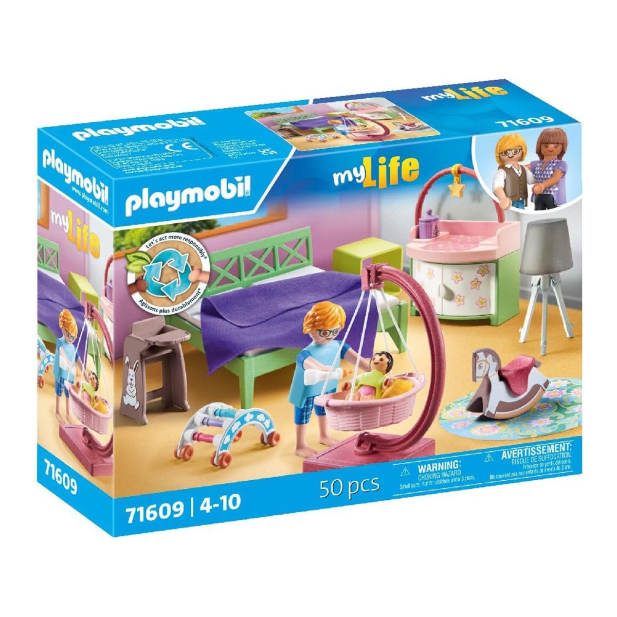 PLAYMOBIL® 71609 - my Life - Schlafzimmer mit Babyspielecke