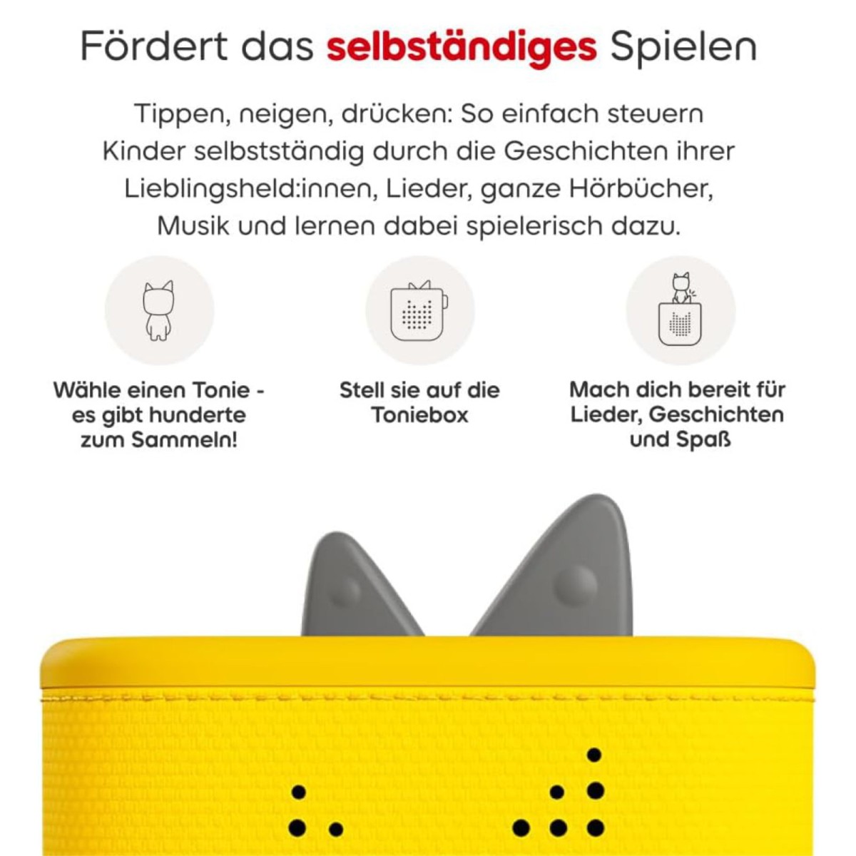 tonies 11004939 - Pokémon - Toniebox 2 - im Pikachu-Design inkl. Pikachu-Tonie
