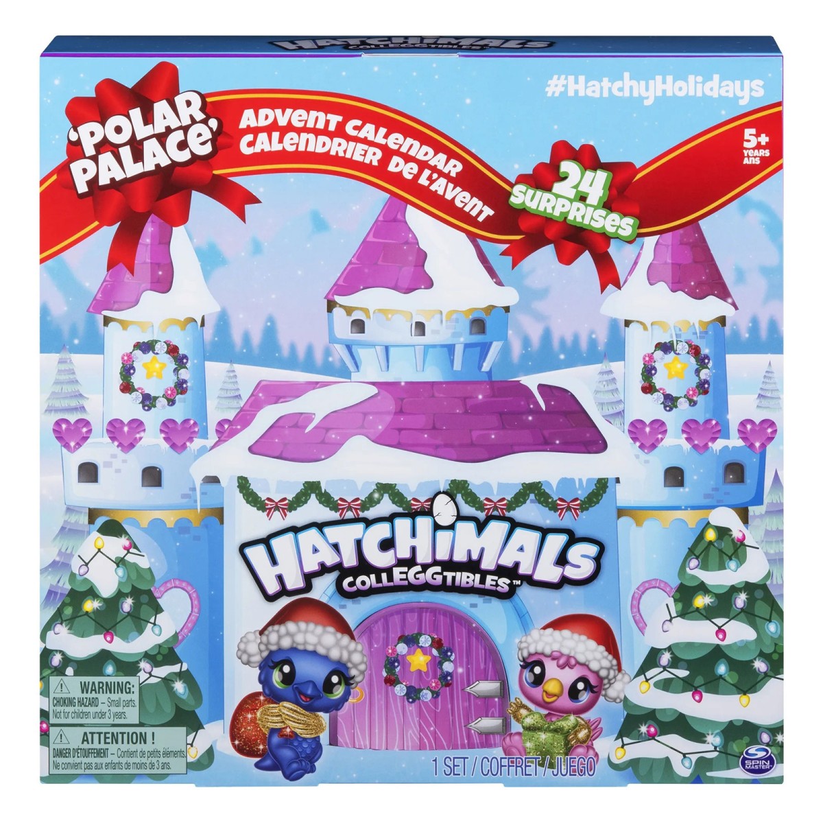 Spin Master 6044284 (20118599) - Hatchimals - CollEGGtibles - Polar Palace Adventskalender, Hatchy Holidays!
