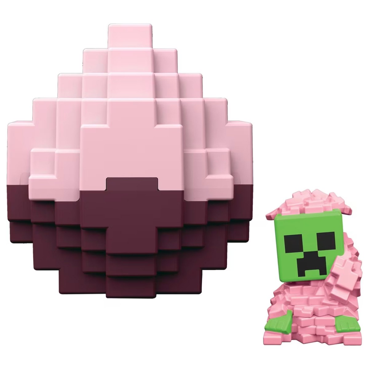 Mattel JCD21 - Minecraft - Spawn-Ei Figur Creeper – Mini Figur, ca. 3cm