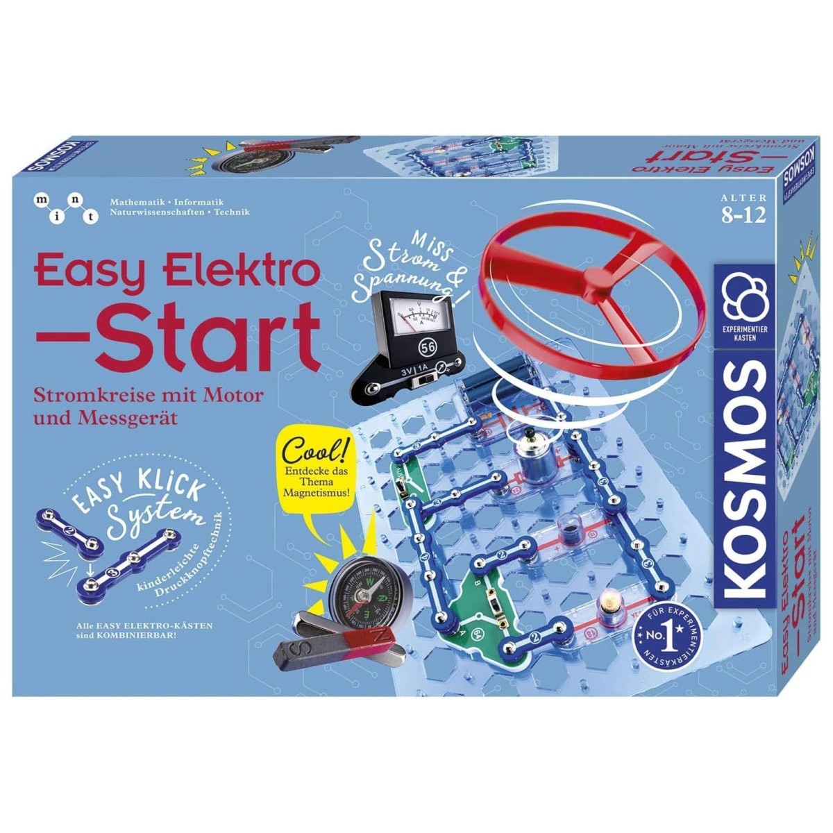 KOSMOS 620998 Easy Elektro - Jeu éducatif pour apprendre les circuits électriques lors de la programmation de mini jeux - Boîte d'expérimentation sur l'ingénierie électrique - Pour enfants de 8 à 12 KOSMOS 620998 Easy Elektro - Jeu éducatif pour apprendre les circuits électriques lors de la programmation de mini jeux - Boîte d'expérimentation sur l'ingénierie électrique - Pour enfants de 8 à 12