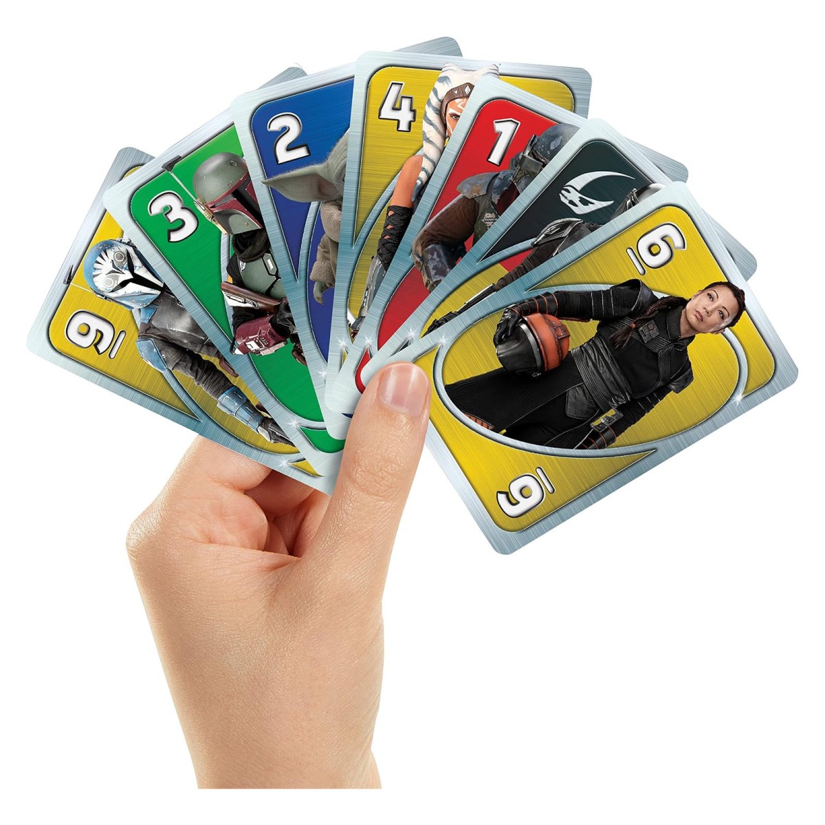 Mattel HJR23 - Mattel Games - Star Wars - The Mandalorian - UNO, Kartenspiel