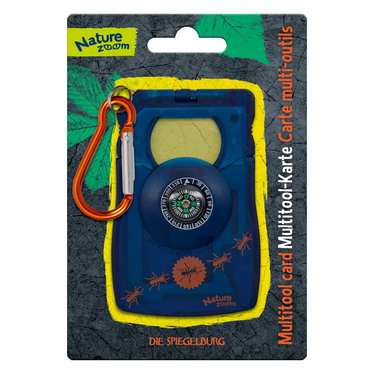 Coppenrath 23089 - Die Spiegelburg - Nature Zoom - Multitool-Karte mit 12 Funktionen