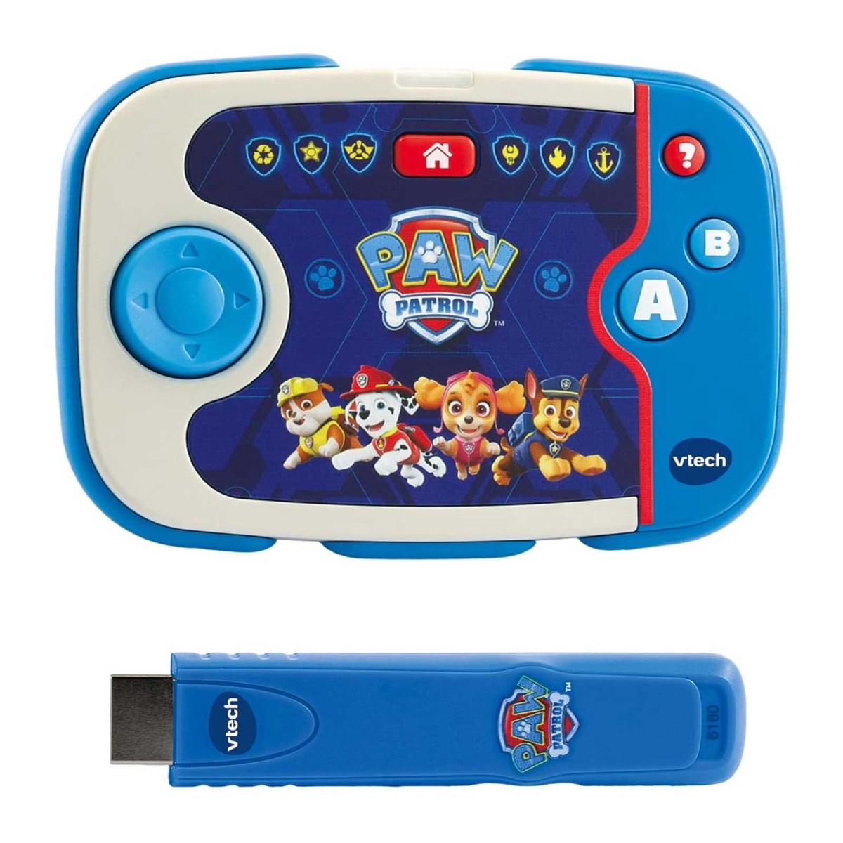 V-Tech 80-616004 - Paw Patrol - ABC Smile TV – Kabellose Lernkonsole mit HDMI-Stick & Controller – 12 Missionen – Plug & Play