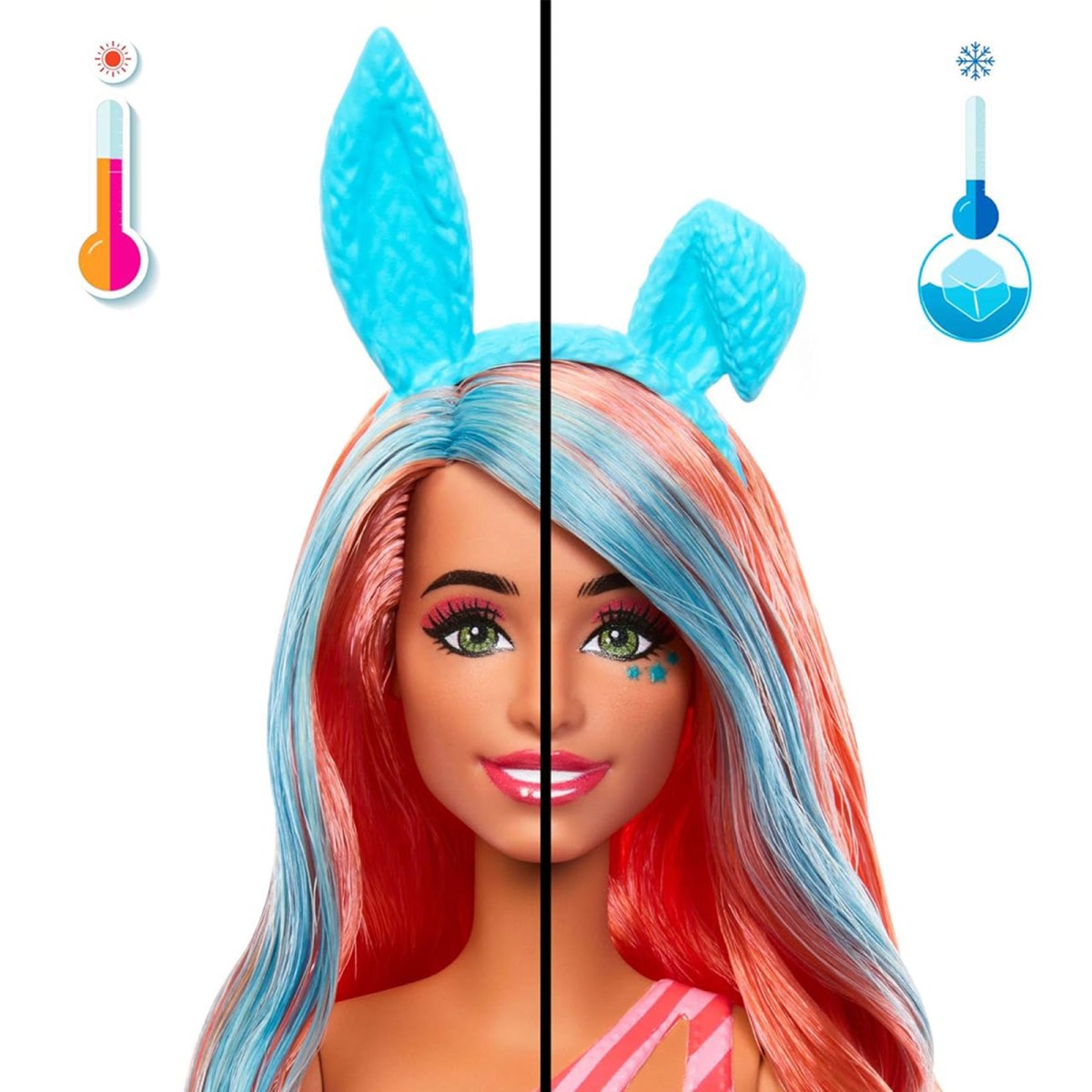 Mattel JCN87-1 - Barbie - Pop Reveal - Duftende Puppe mit 8 Überraschungen und Farbwechsel