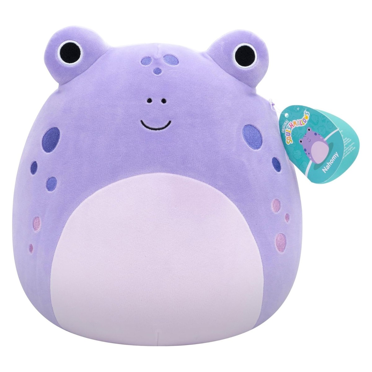 Jazwares SQCR06625 - Squishmallows - Nahomy die Kaulquappe, Kuscheltier 30 cm