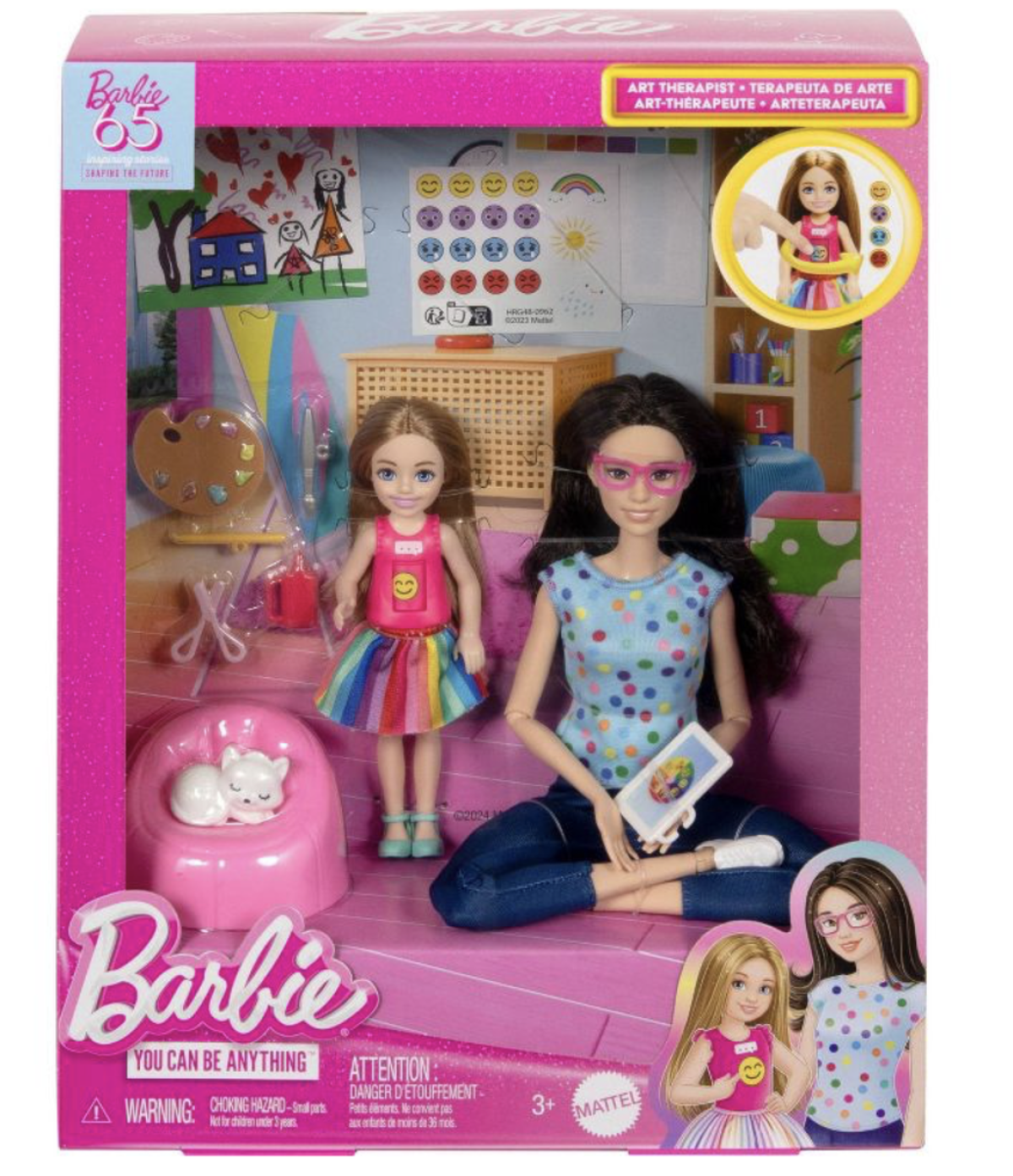 Mattel HRG48 - Barbie - You can be anything - Kunsttherapeutin, Puppen mit Zubehör
