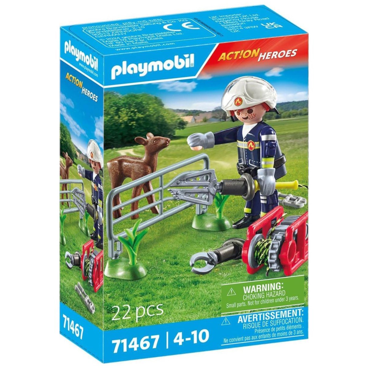 PLAYMOBIL® 71467 - Action Heroes - Feuerwehr-Tierrettung