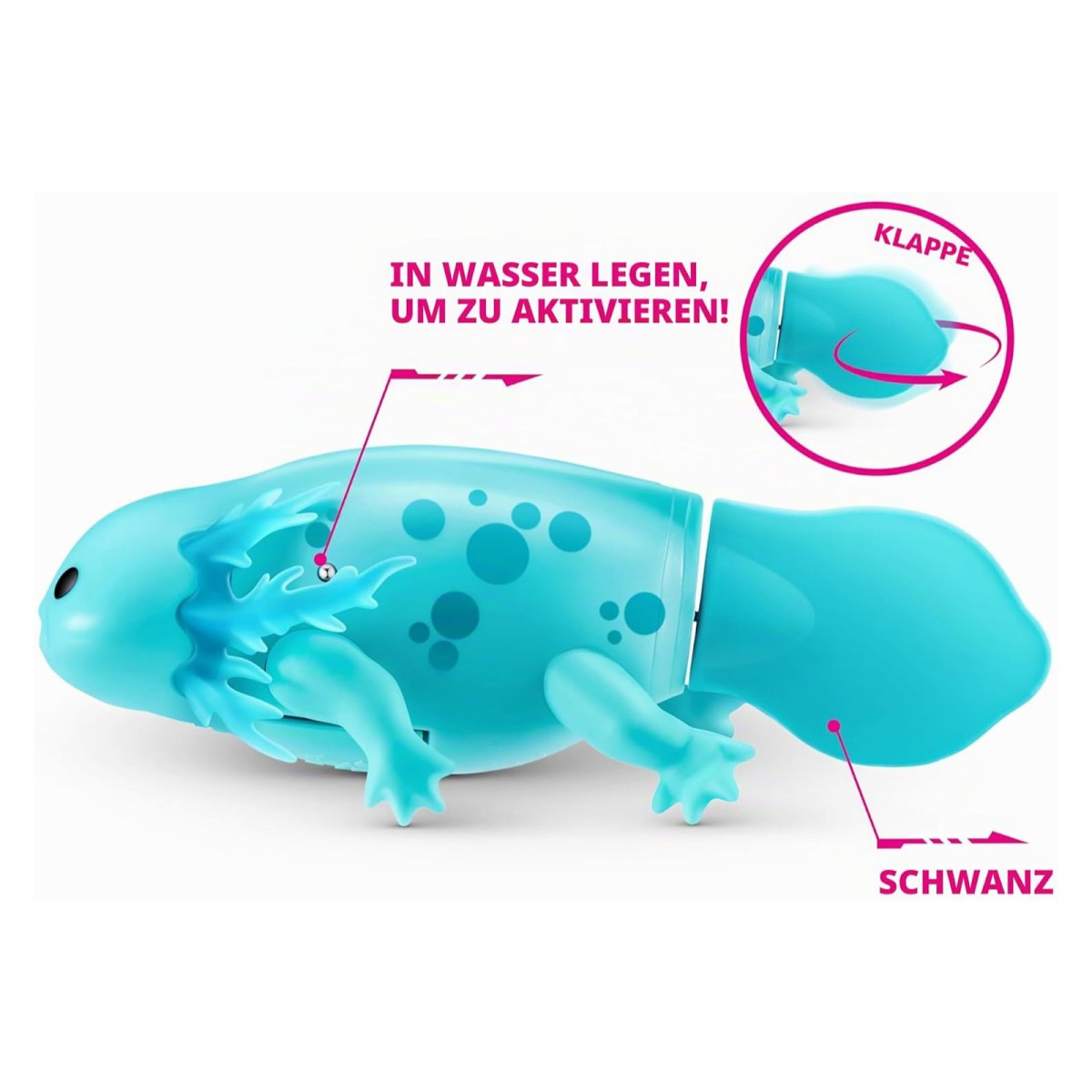 Zuru 9556SK BUNDLE - Pets Alive - 2er-Set, Schwimmende Axolotl, Serie 1