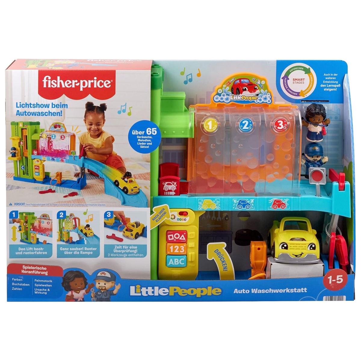 Mattel HRC61 - Little People - Auto Waschwerkstatt