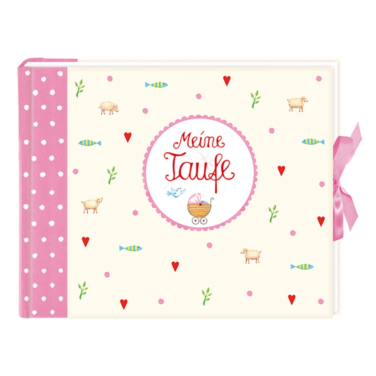 Coppenrath 71084 - Die Spiegelburg - Christliche Geschenke - Eintragalbum - Meine Taufe, rosa