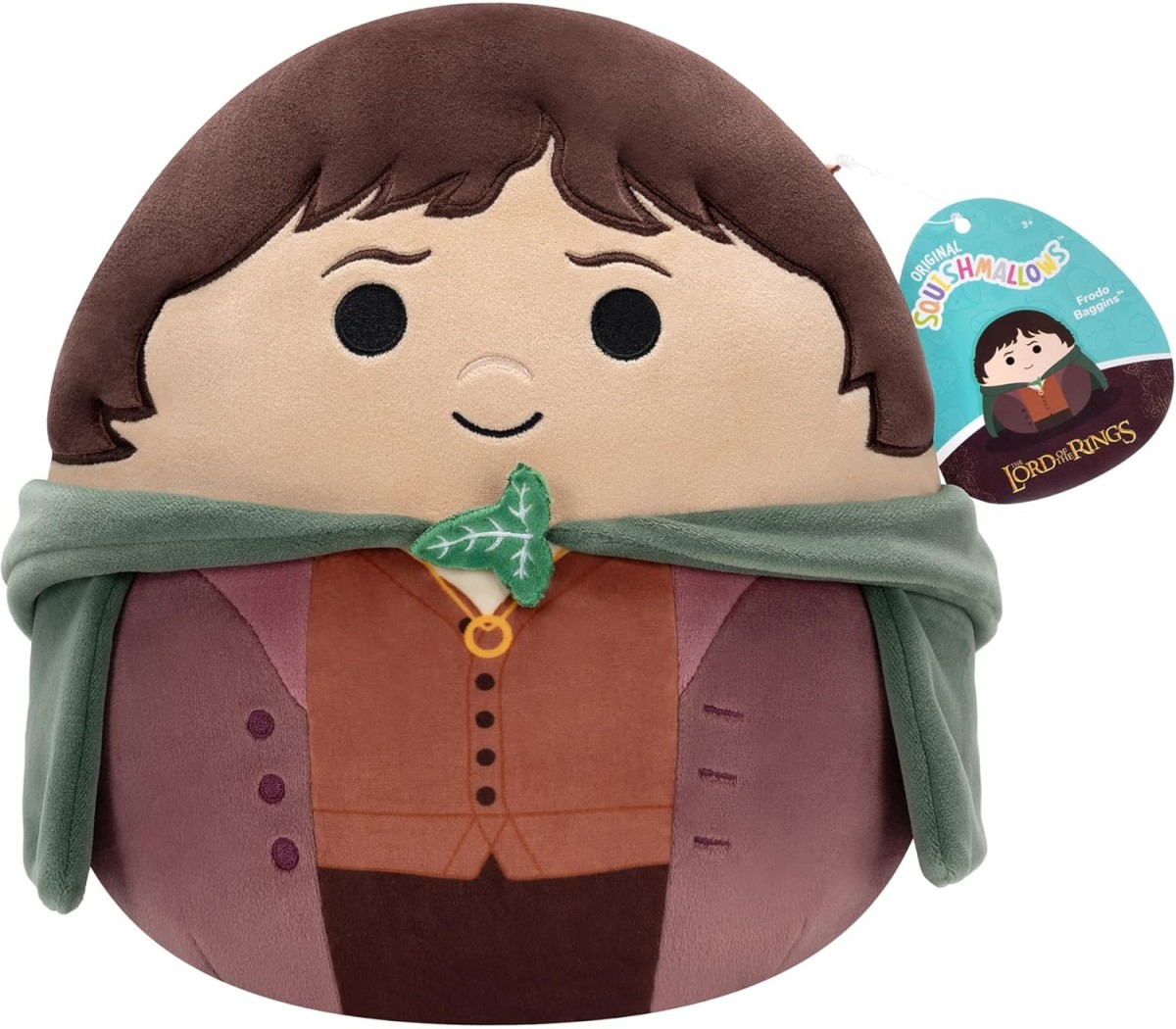 Jazwares SQWB00313 - Squishmallows - Herr der Ringe - Frodo Plüschfigur, ca. 25 cm