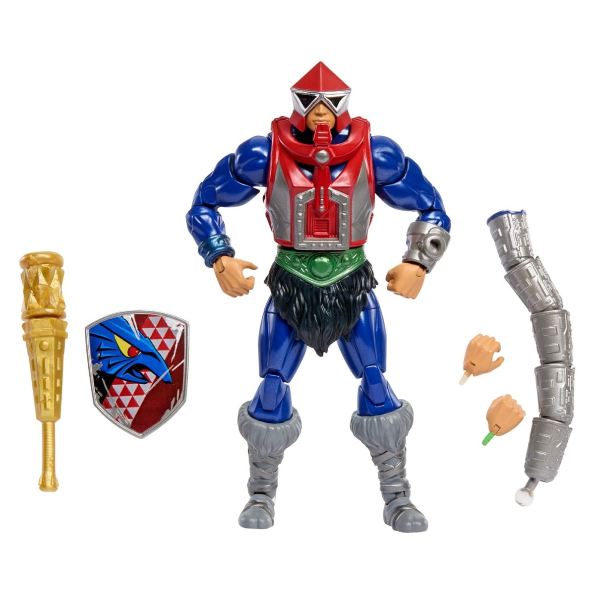 Mattel HYC51 - Masters of the Universe - New Eternia - Mekaneck, Actionfigur, 18 cm
