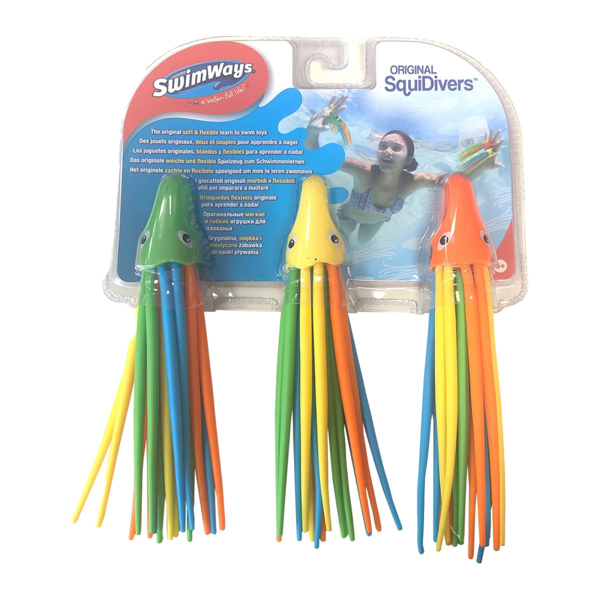 Spin Master 6043773 (20100711) - SwimWays - SquiDivers, Wasserspielzeug, 3-er Set