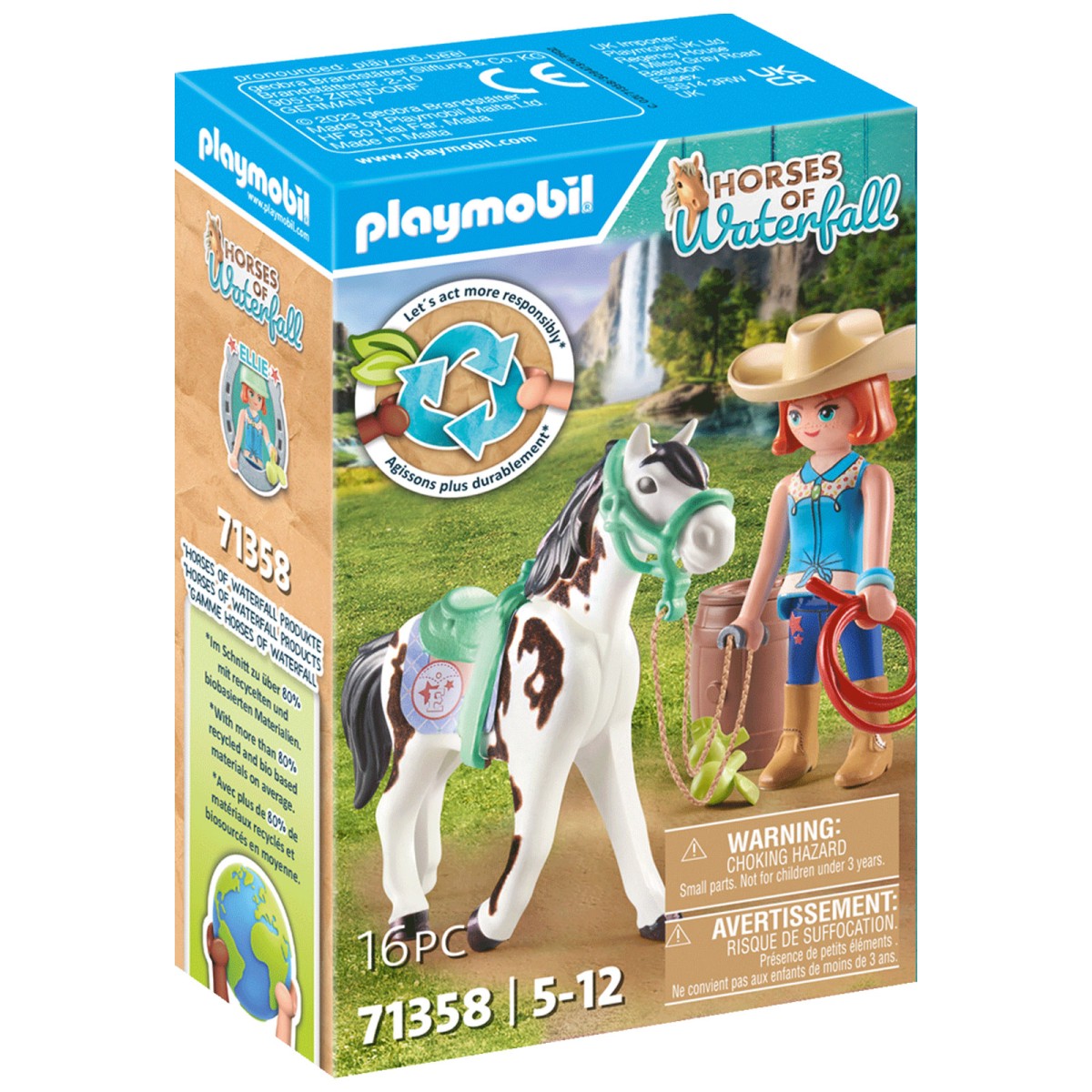 PLAYMOBIL® 71358 - Horses of Waterfall - Ellie & Sawdust mit Westernübung