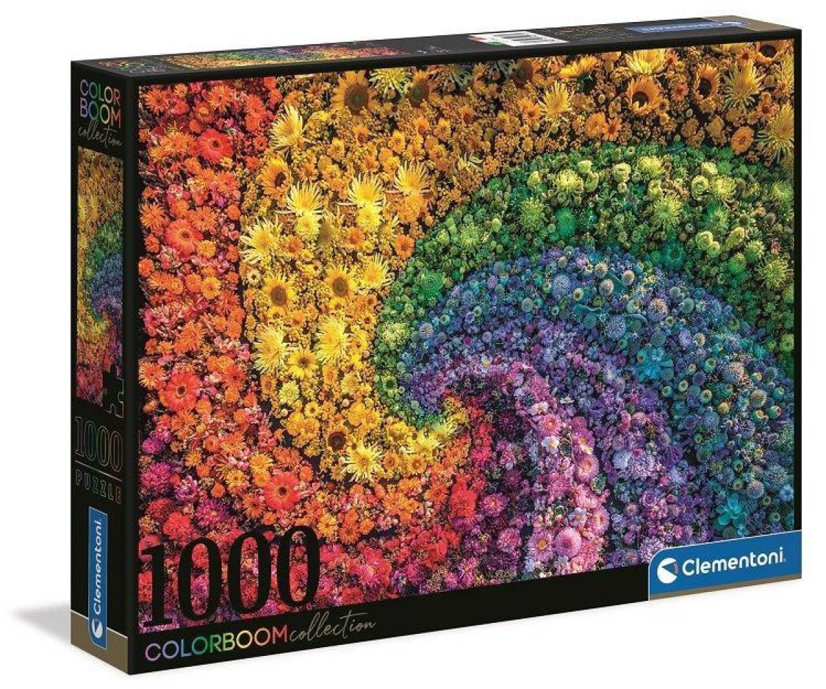 Clementoni 39594S - Clementoni 39564S - Colorboom Collection - Puzzle, 1000 Teile, Whirl, ECO Box Verpackung