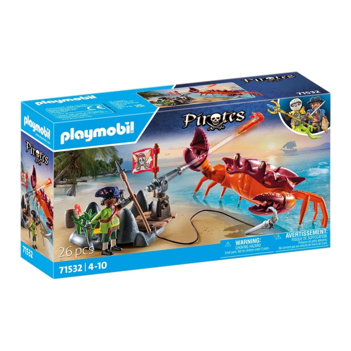 PLAYMOBIL® 71532 - Pirates - Kampf gegen die Riesenkrabbe