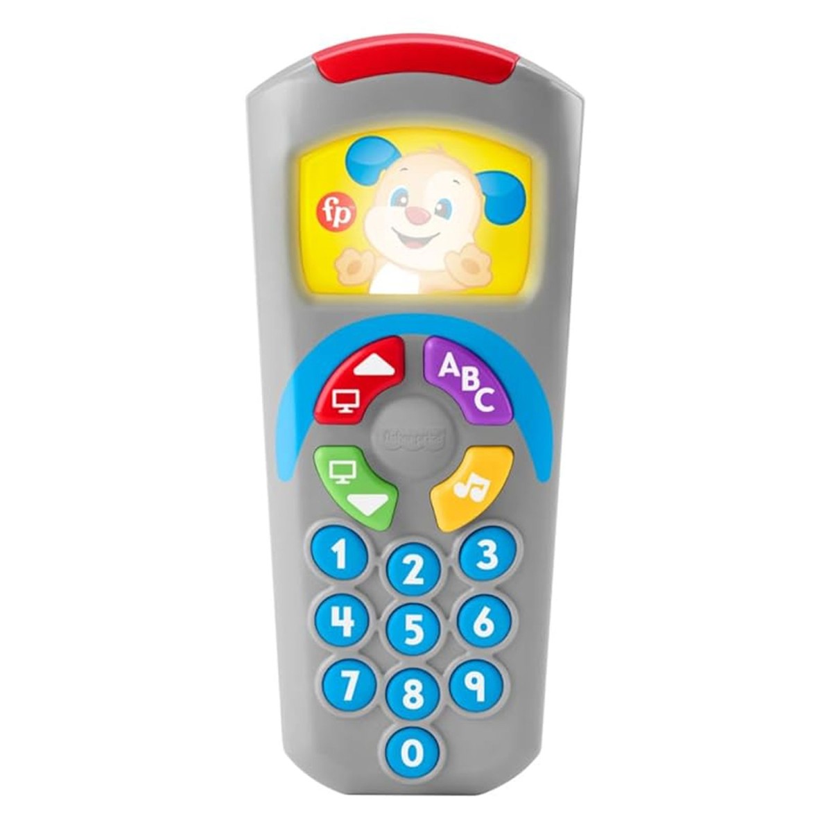 Mattel HXB88 - Fisher-Price - Lernspaß Hündchen Fernbedienung – Lernspielzeug mit Licht & Musik – Zahlen, Alphabet & Farben