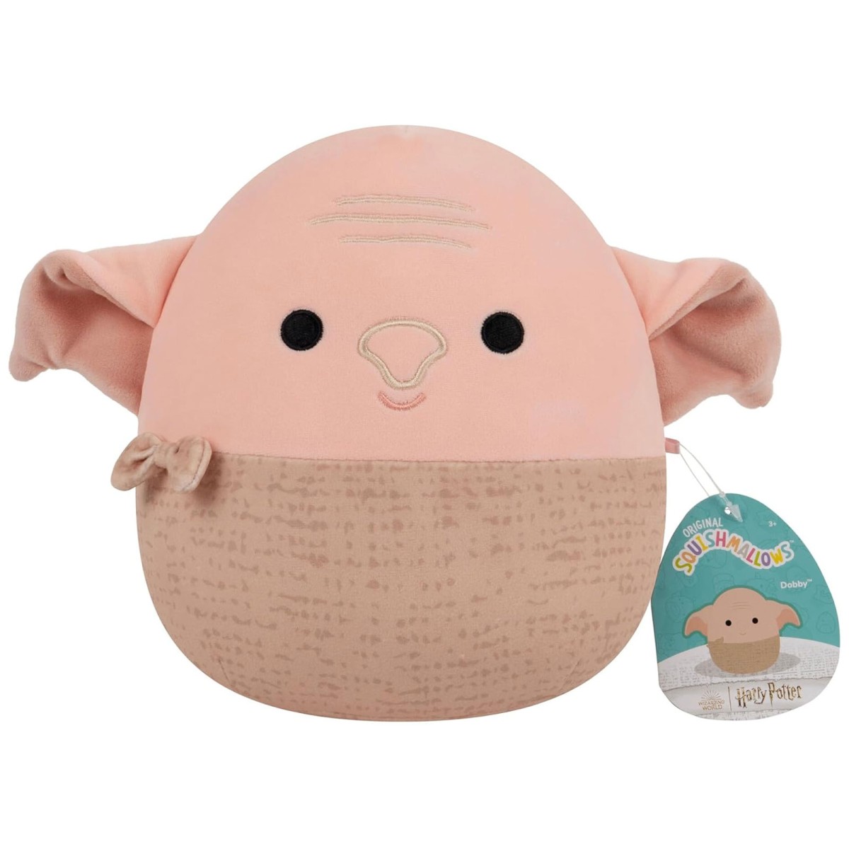 Jazwares SQWB00162 - Squishmallows - Harry Potter - Wizarding World - Dobby, der Hauself, Plüschfigur, 25 cm