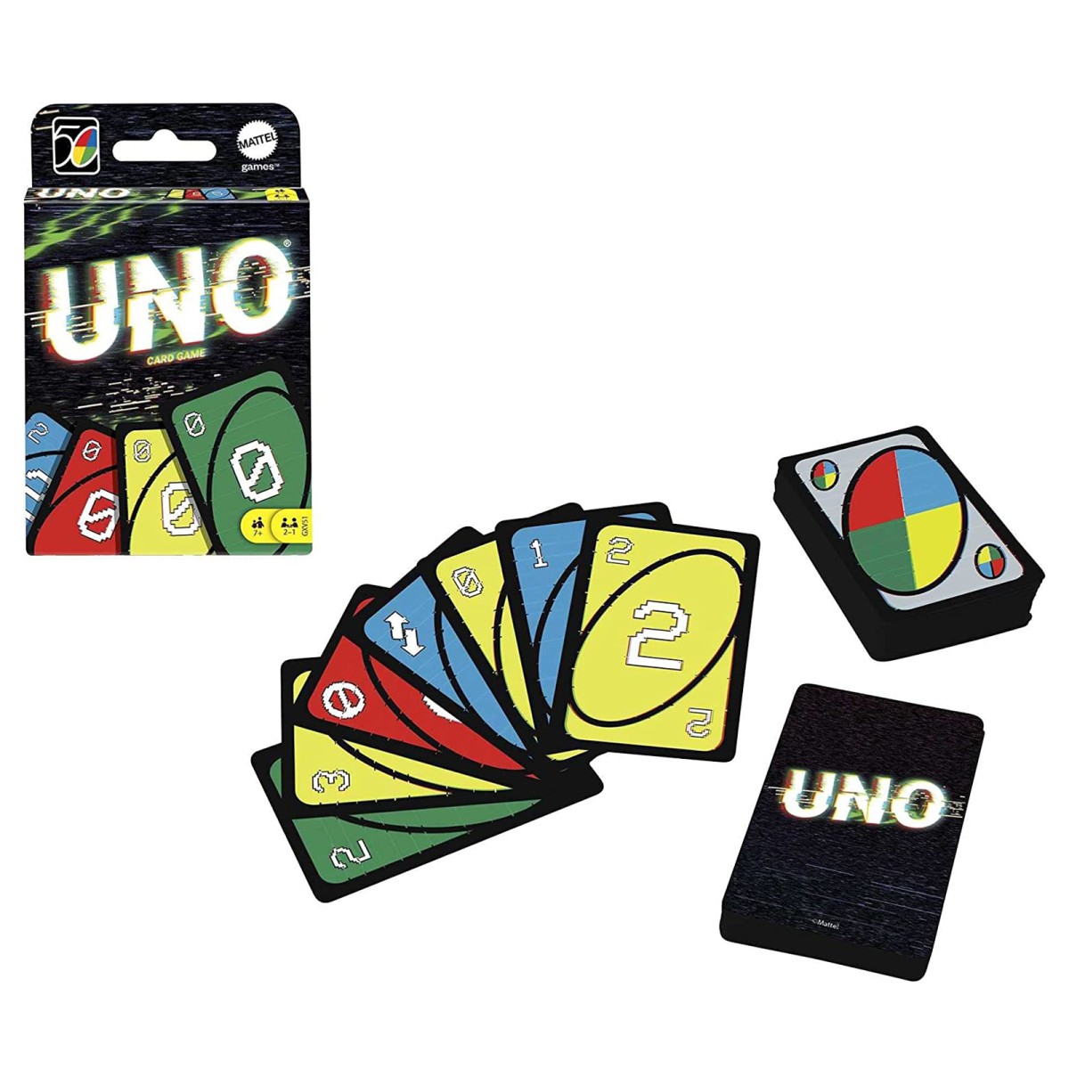 Mattel GXV51 - UNO Iconic 2000 - Kartenspiel