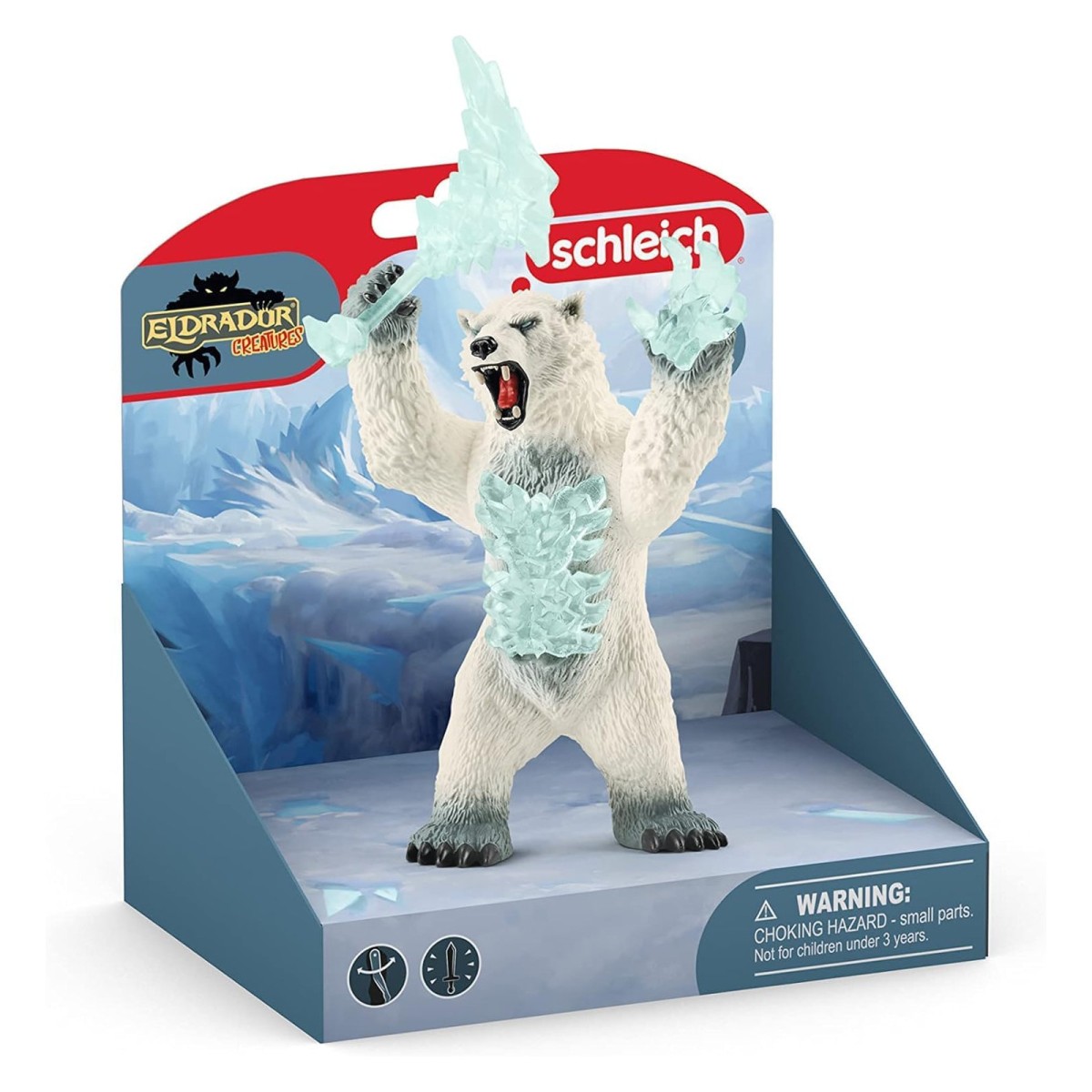 Schleich 42510 - Eldrador - Blizzard Bär mit Eispickel