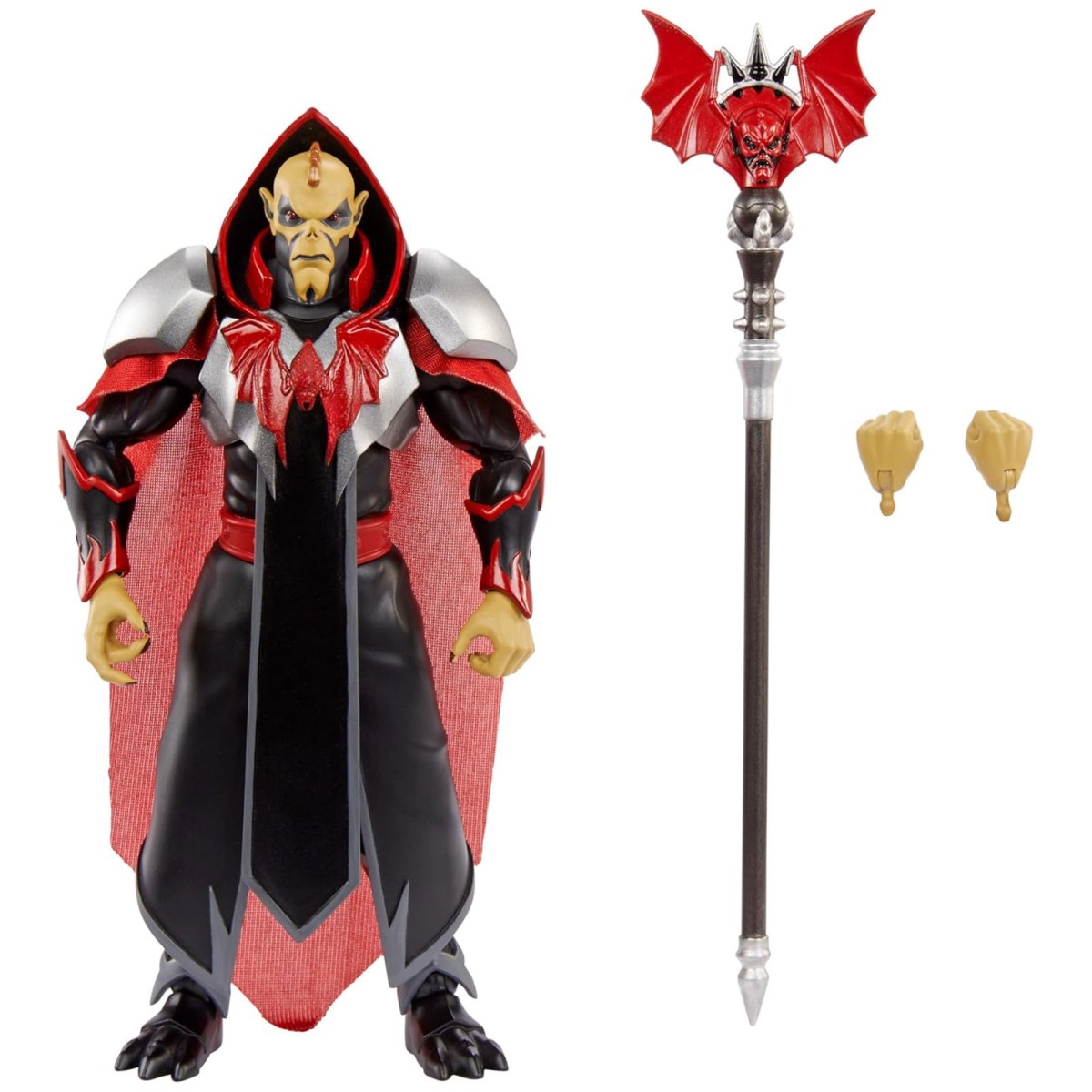 Mattel HYC53 - Masters of the Universe - Emperor Hordak Actionfigur mit 30 beweglichen Gelenken, ca. 18cm