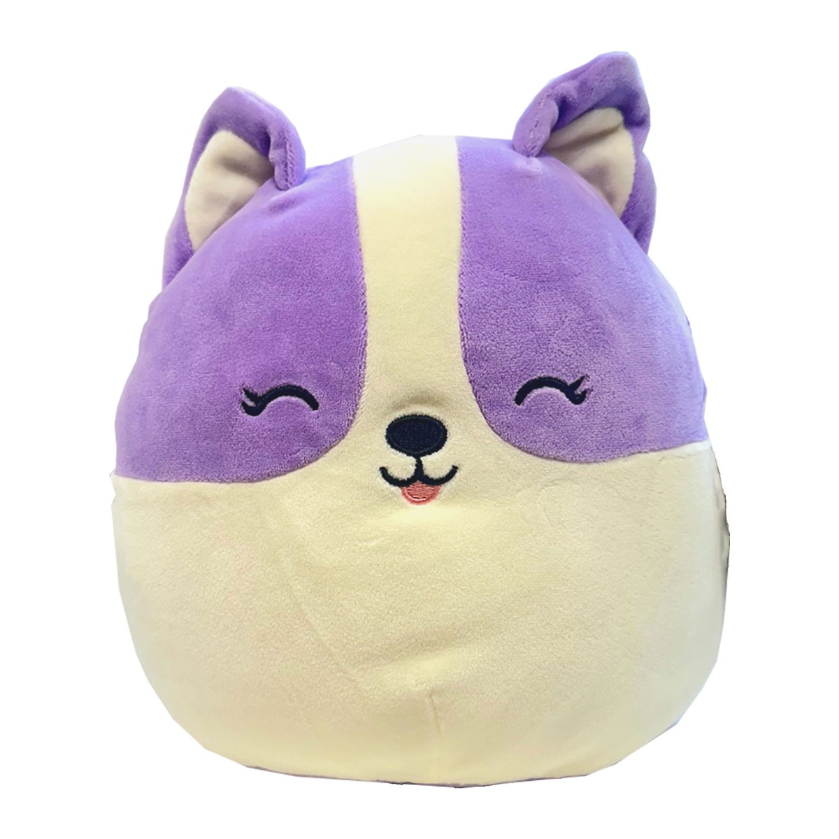 Jazwares SQCR04665-C - Squishmallows - Candace, der Corgi, Plüschfigur, ca. 20 cm