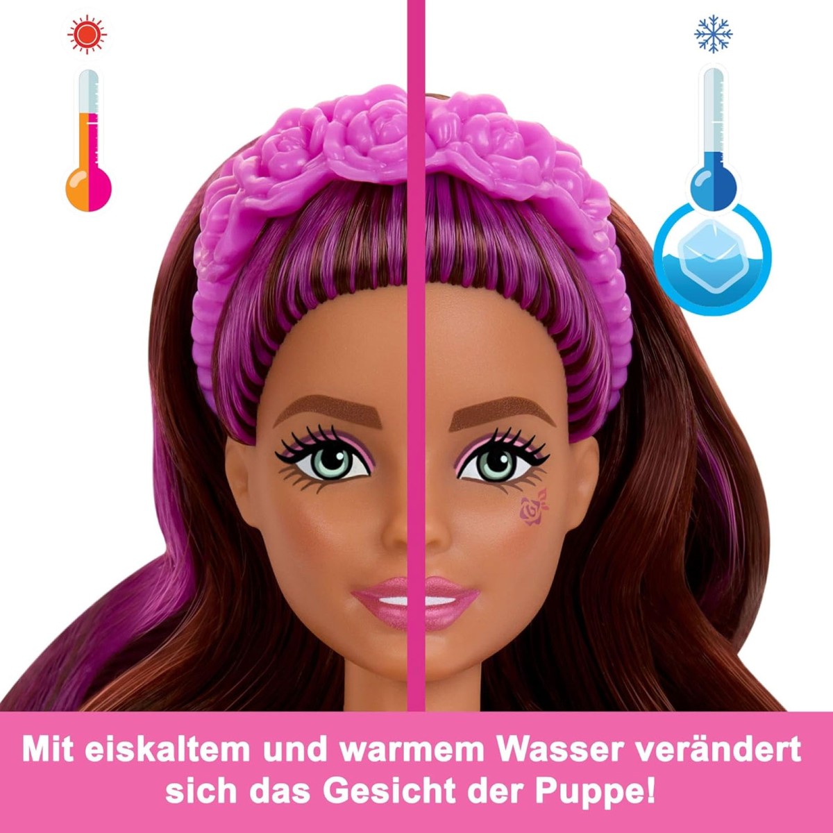 Mattel HRK17 - Barbie - Color Reveal - Ballerina-Puppe mit 6 Überraschungen & Farbwechsel (Auswahl der Puppe zufällig)