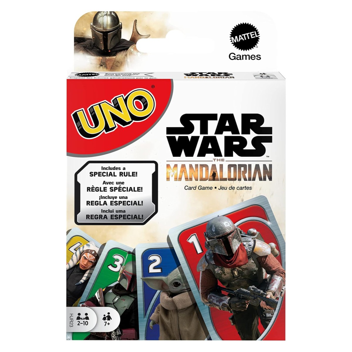 Mattel HJR23 - Mattel Games - Star Wars - The Mandalorian - UNO, Kartenspiel
