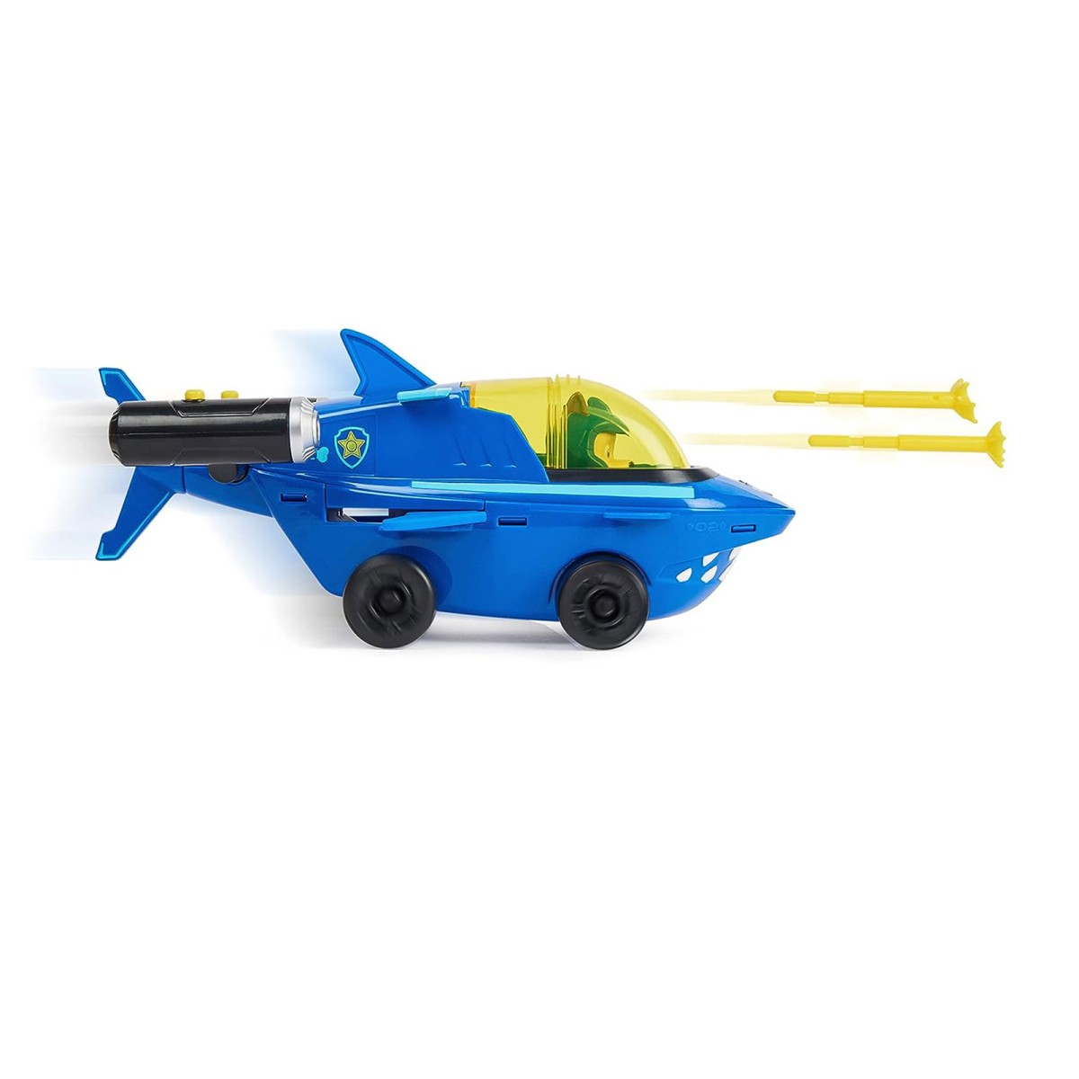Spin Master 6065229 (20139007) - Paw Patrol - Aqua Pups - Chase - Hai Fahrzeug