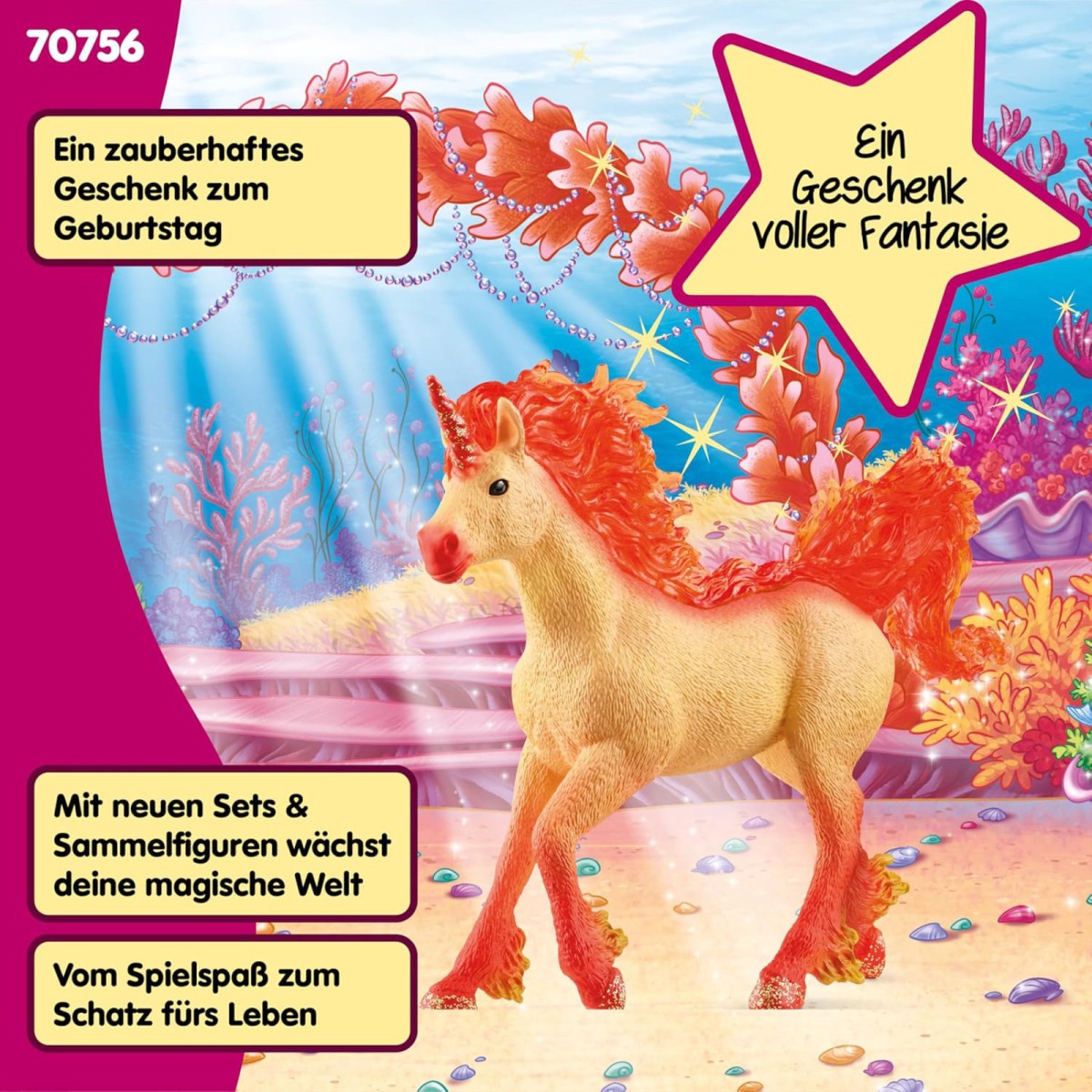 Schleich 70756 - bayala - Elementa, Feuereinhorn Hengst