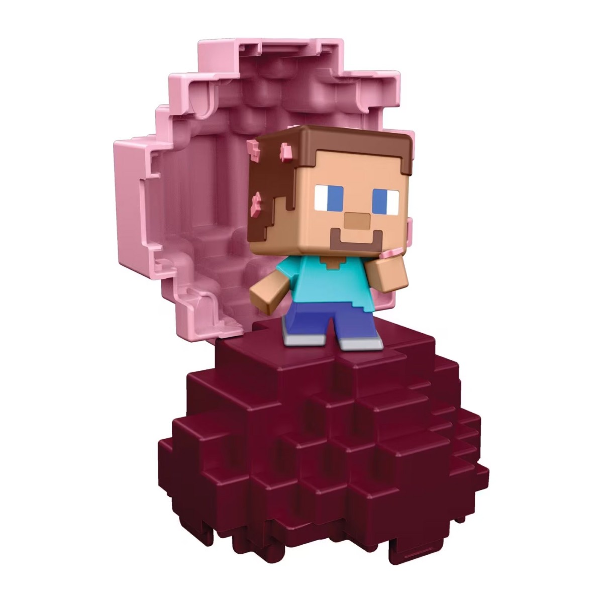 Mattel JCD20 - Minecraft - Spawn-Ei Figur Steve – Mini Figur, ca. 3cm