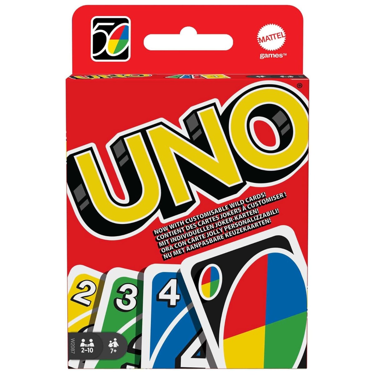 Mattel W2087-1 - Mattel Games - UNO Kartenspiel