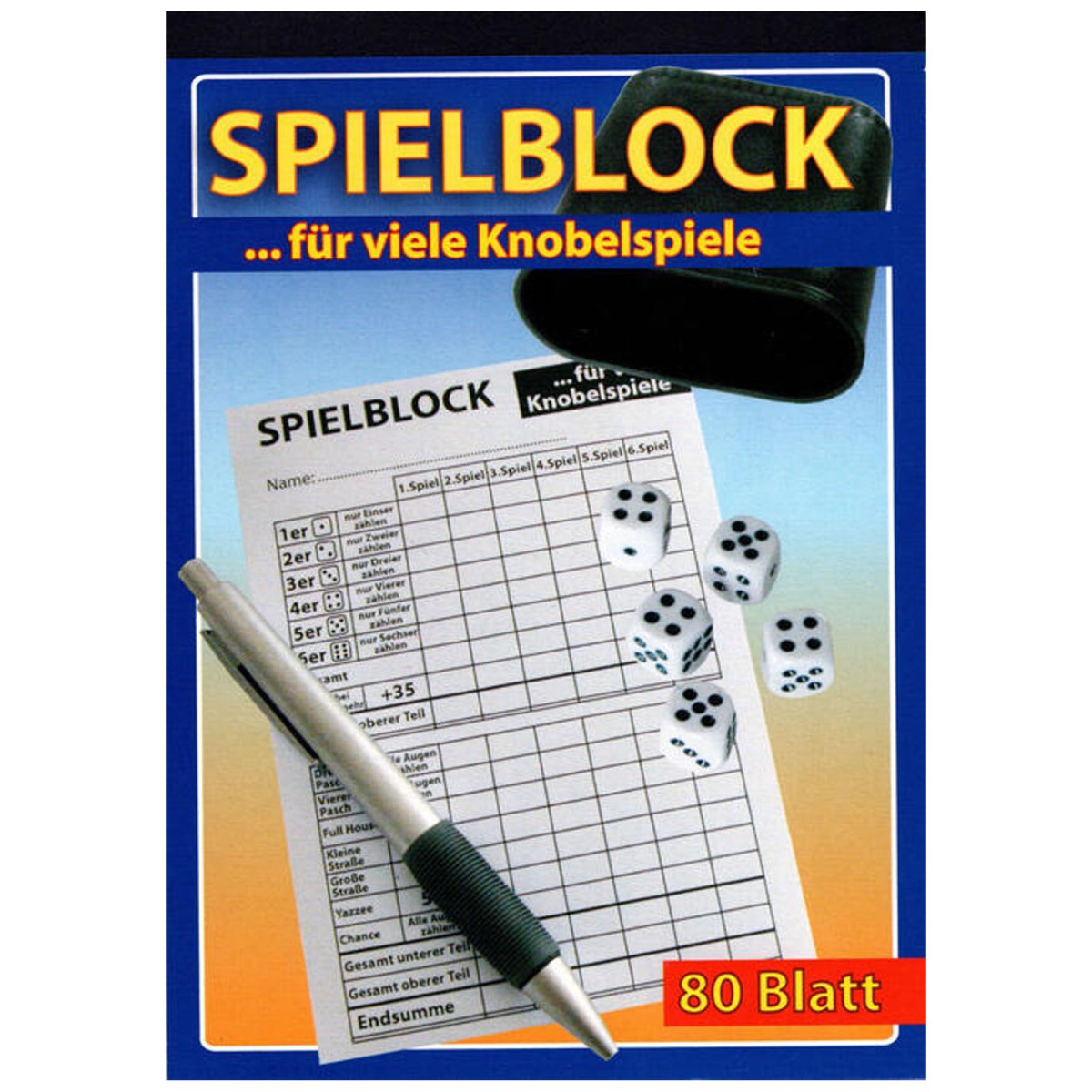 Global Partner 01091 - Spielblock für Knobelspiele