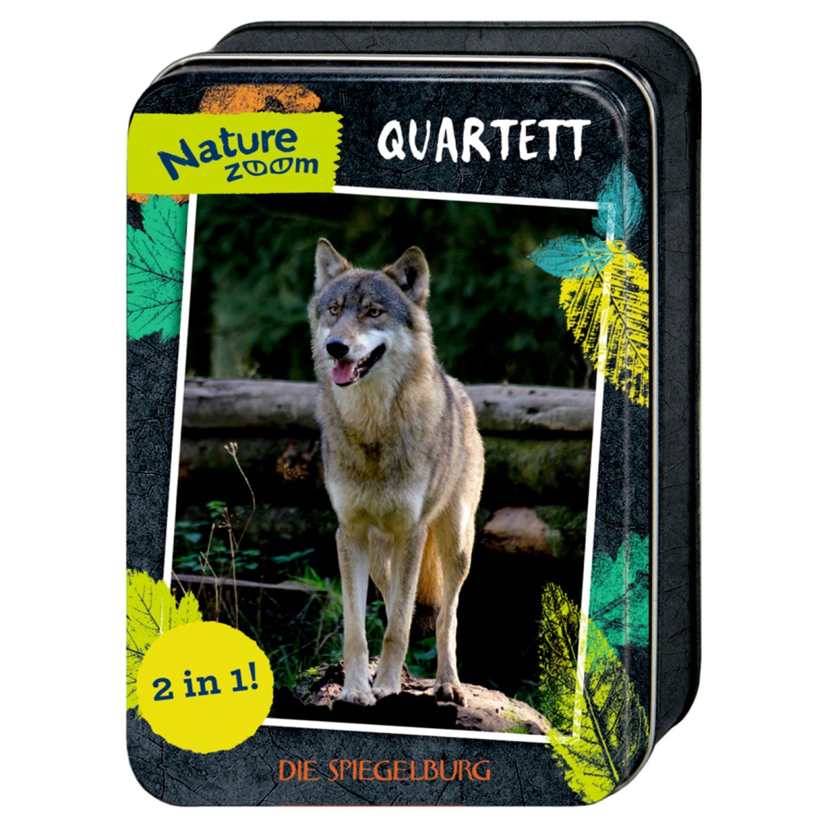 Coppenrath 17209 - Die Spiegelburg - Nature Zoom - Quartett Heimische Tiere