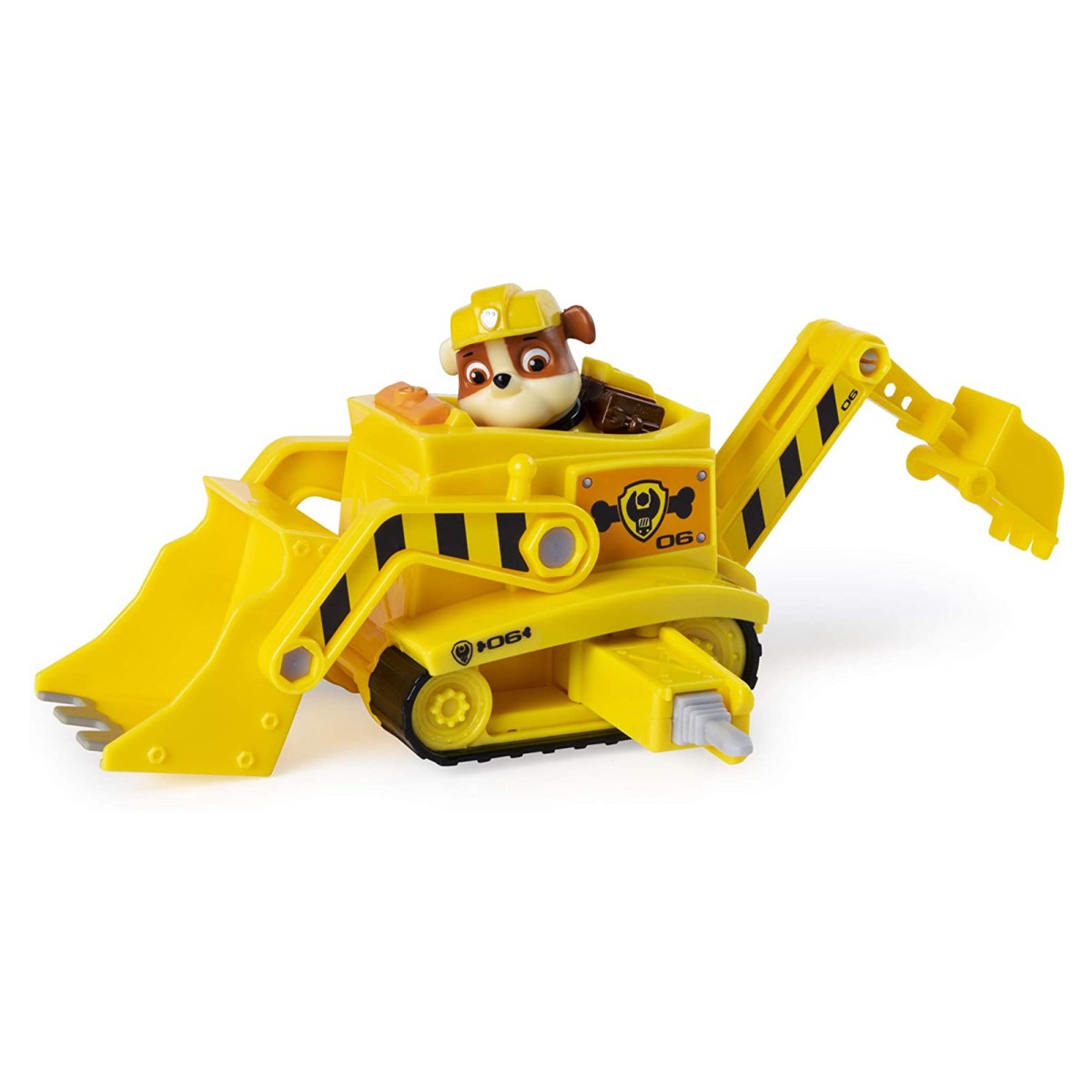 Spin Master 6053384 (20116035) - Paw Patrol - Rubble mit Fahrzeug, Bulldozer/Bagger