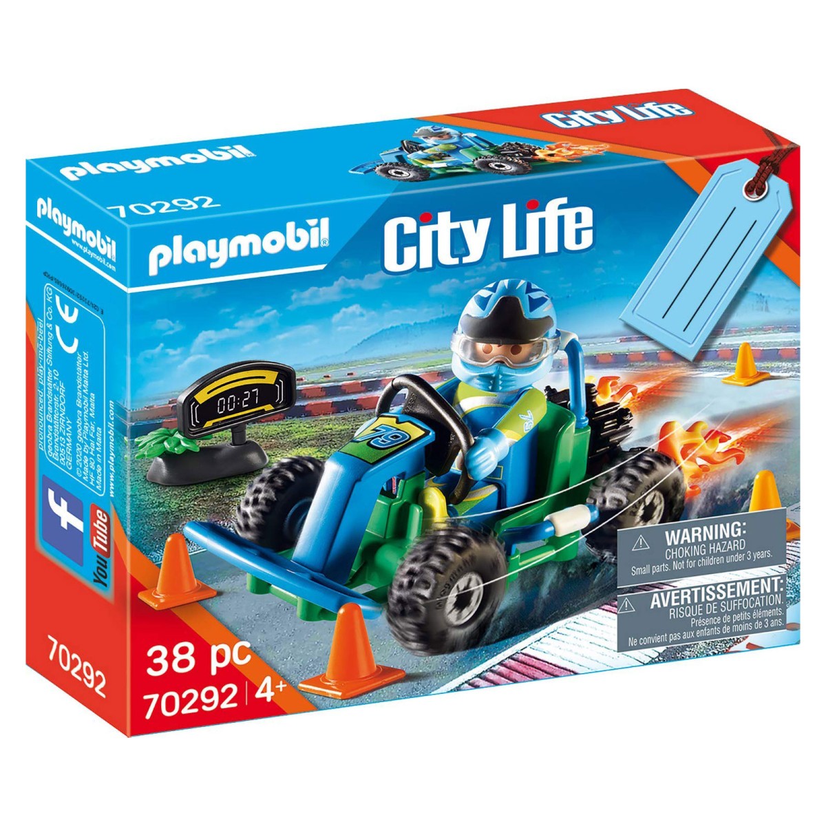 PLAYMOBIL® 70292 - City Life - Geschenkset - Go Kart-Rennen