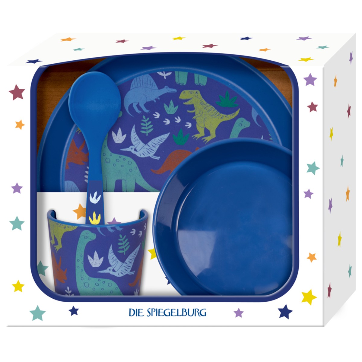 Coppenrath 17843 - Die Spiegelburg - Little Wonder - Geschenkset Dino, 4-teilig