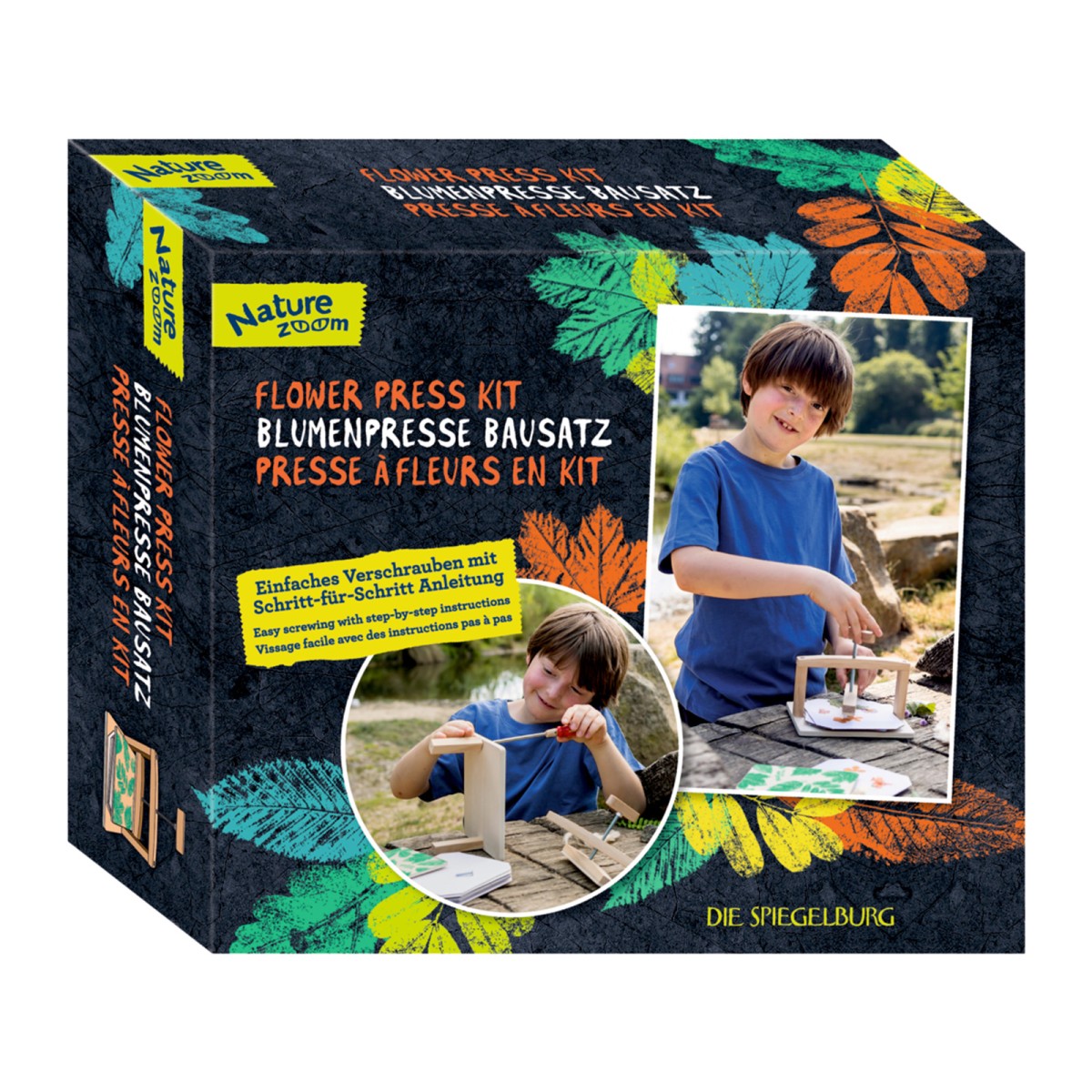 Coppenrath 18392 - Die Spiegelburg - Nature Zoom - Bausatz Blumenpresse