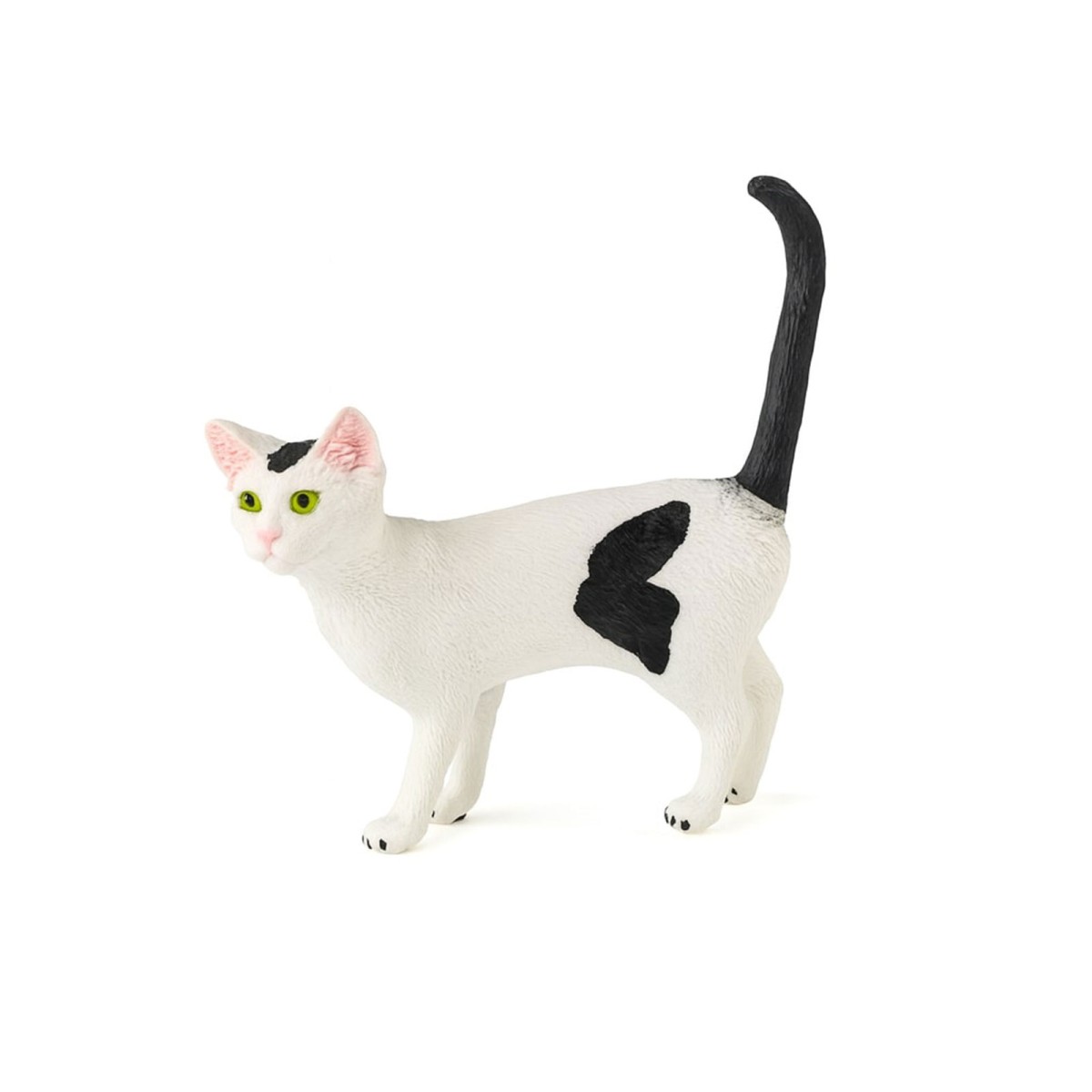 Schleich 10166509-Katze - Farm World - Katze mit schwarzen Details