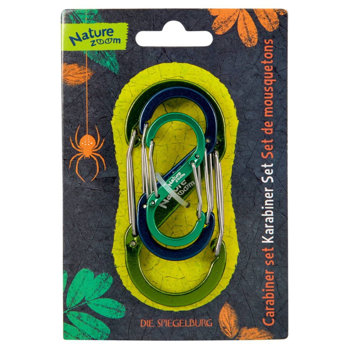 Coppenrath 22742 - Die Spiegelburg - Nature Zoom - S-Karabiner Set