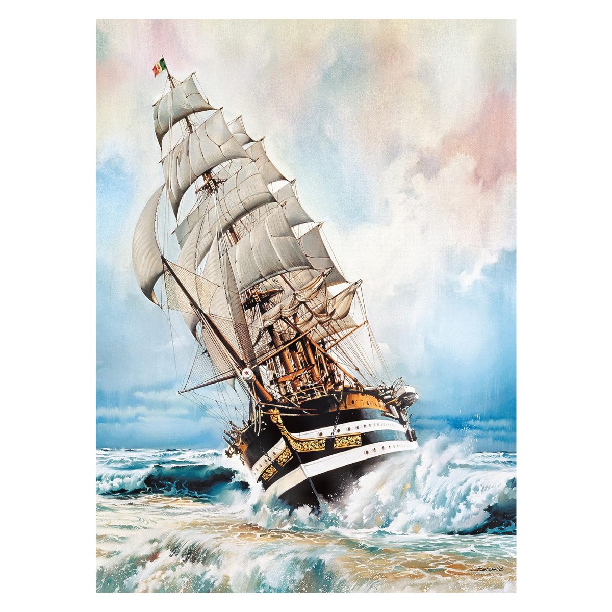 Clementoni 39415TR - High Quality Puzzle, 1000 Teile, Schiff